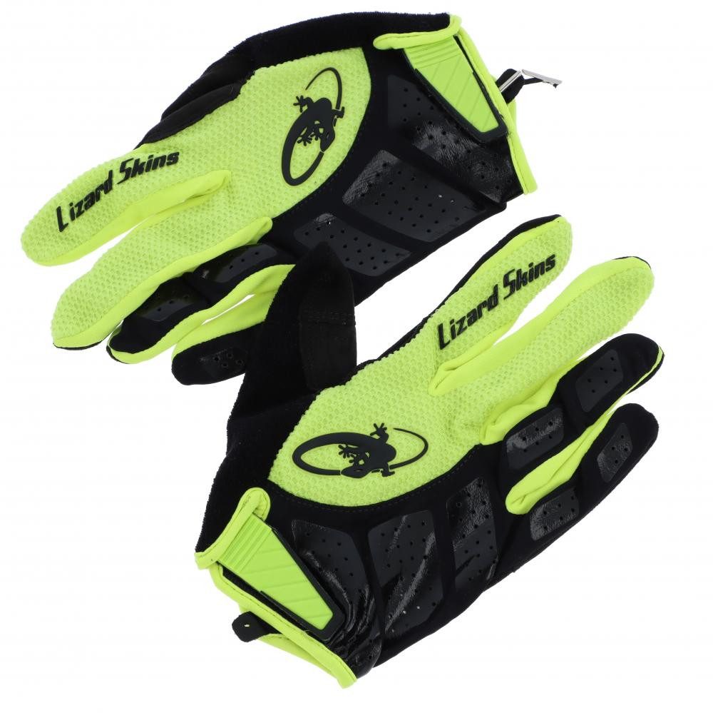 Lizard Skins Fahrradhandschuhe Lizard Skins Monitor SL Handschuh jet black-neon L-10