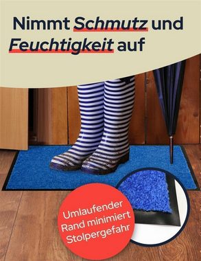Fußmatte CLEAN PRO - Rot - 40x60cm - Schmutzfangmatte, Sauberlaufmatte, Primaflor-Ideen in Textil, Rechteckig, Höhe: 8 mm