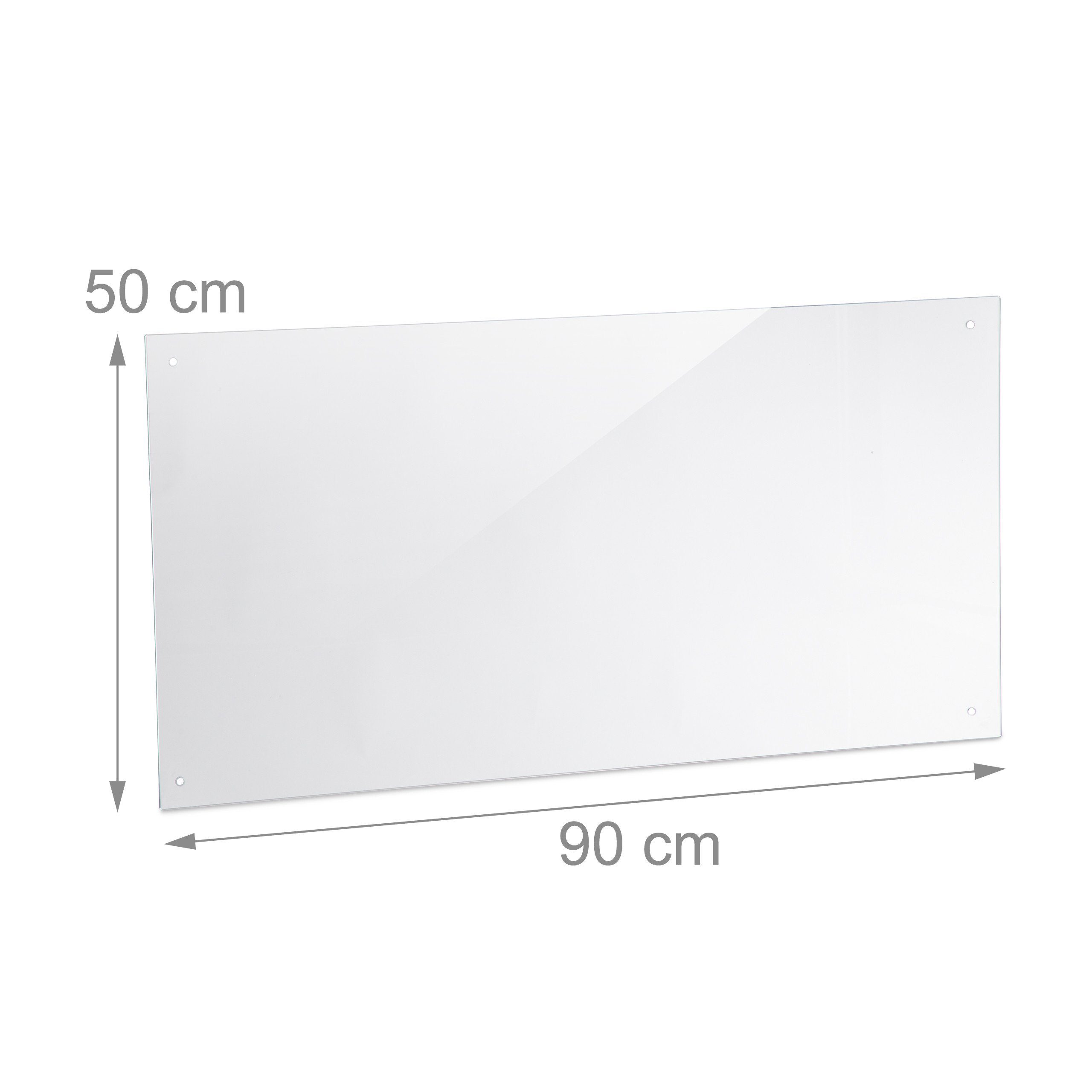 relaxdays Spritzschutz für die Küche 90 cm, (1-tlg), 90x50 cm – Bild 4 von 5