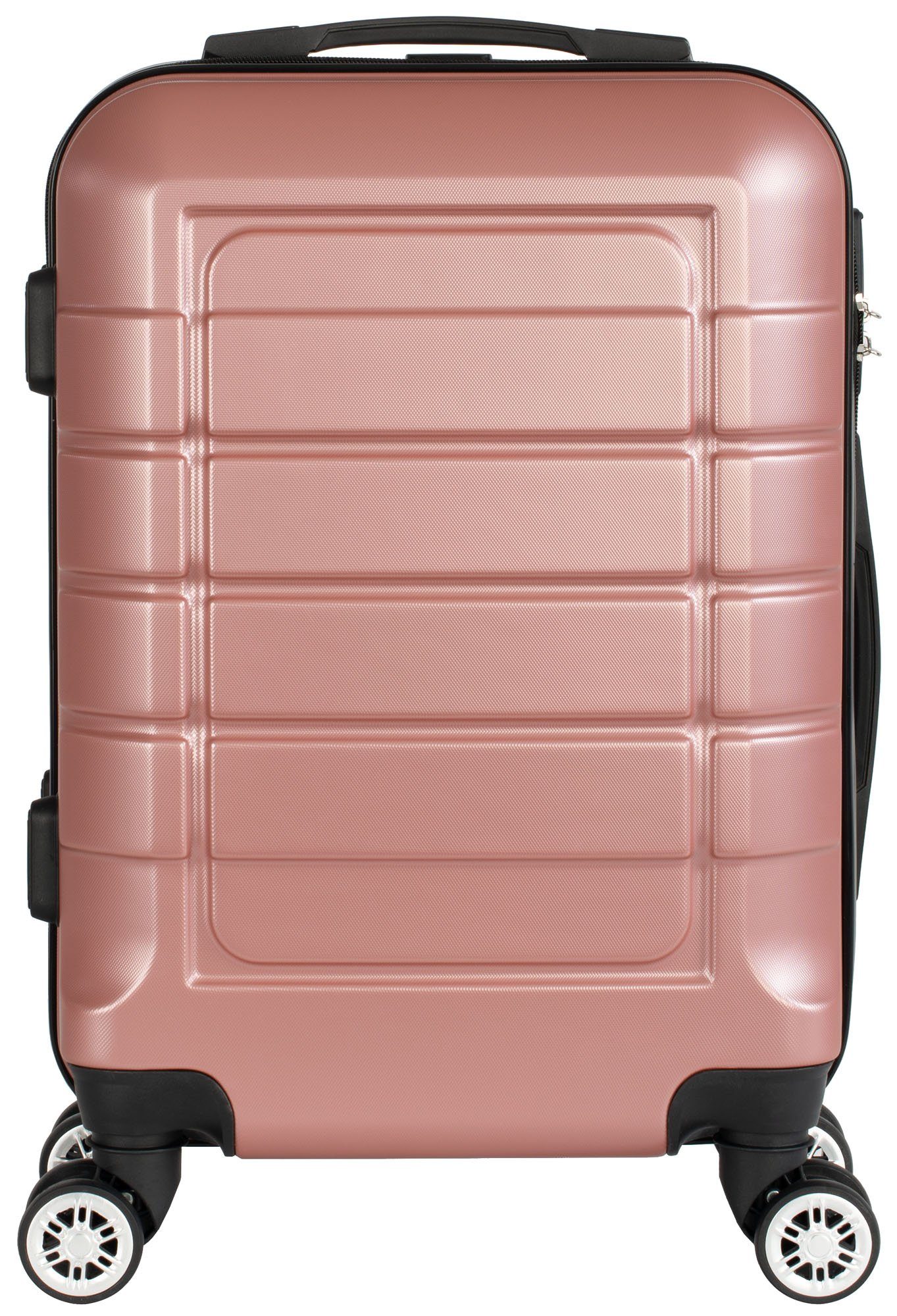 Cahoon Handgepäck-Trolley Hartschalenkoffer Handgepäck Koffer / Reisekoffer Bordtrolley 4-Rollen, 4 Rollen