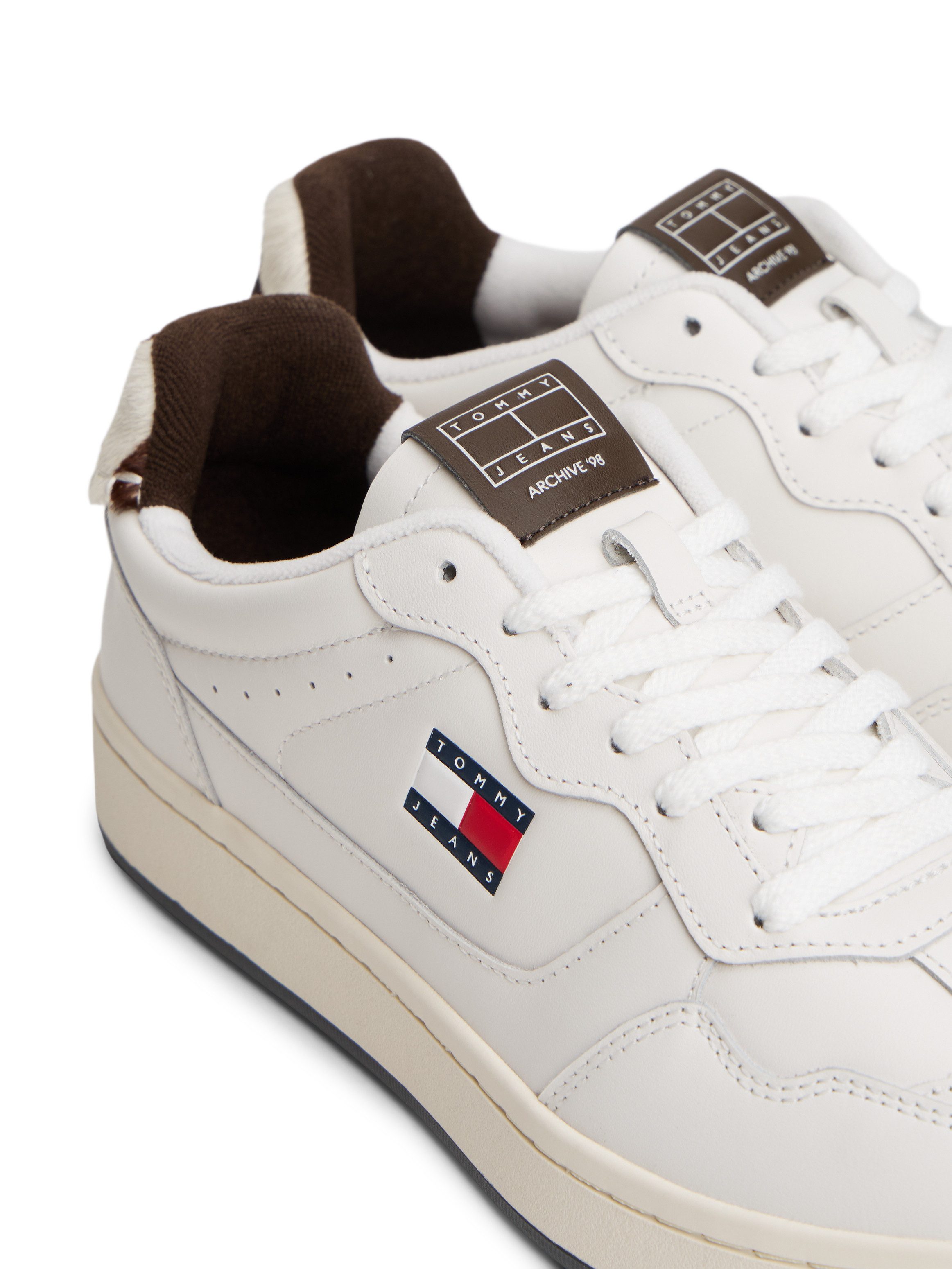 Tommy Jeans ARCHIVE '98 CALF HAIR TAB Plateausneaker, Freizeitschuh, Halbsc günstig online kaufen