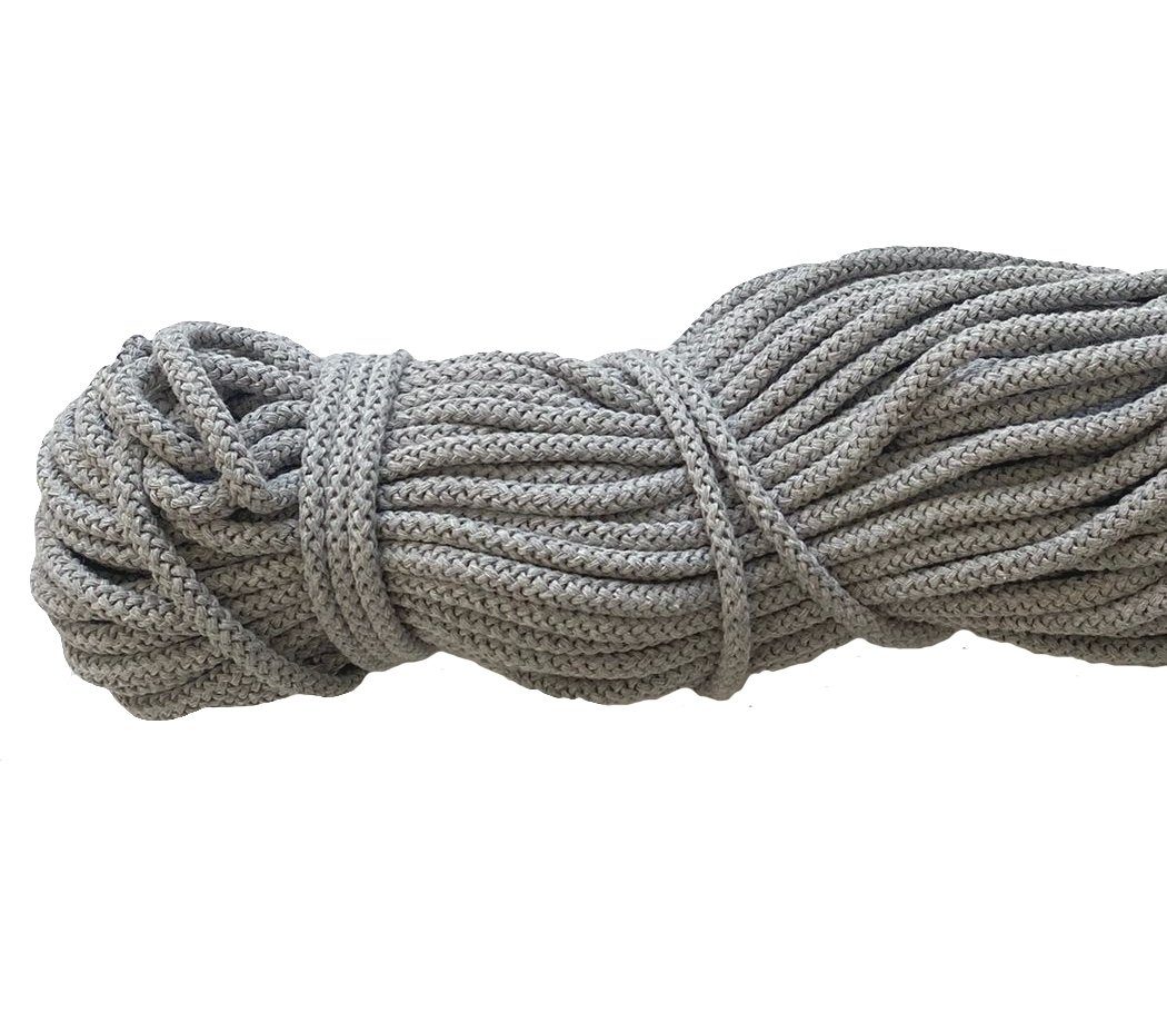 Mississhop Kordel 100 m / Ø 5 mm / Ø 3 mm Baumwollkordel Seil Kordel 100 % Baumwolle