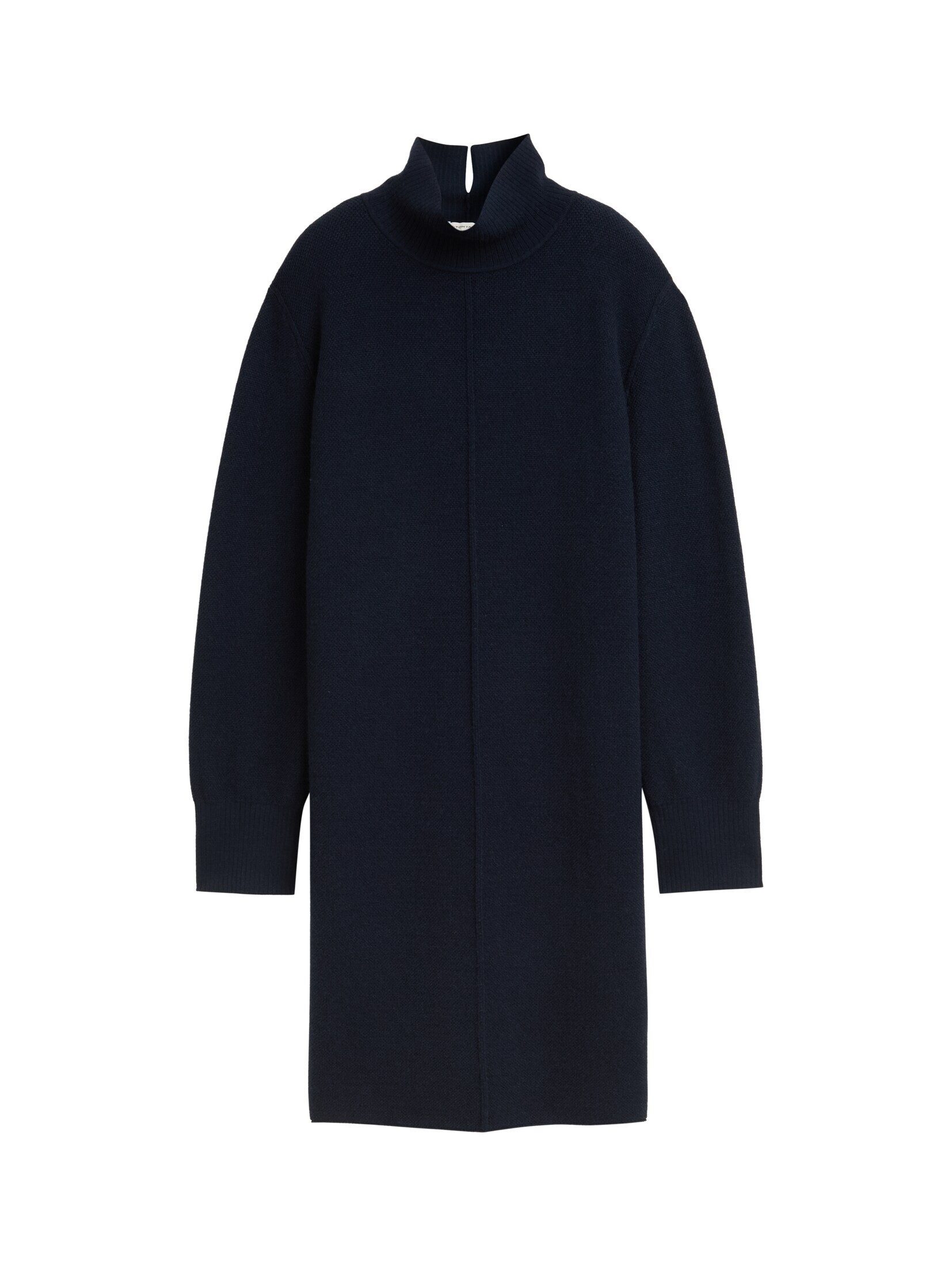 TOM TAILOR Sommerkleid Strickkleid mit Stehkragen günstig online kaufen