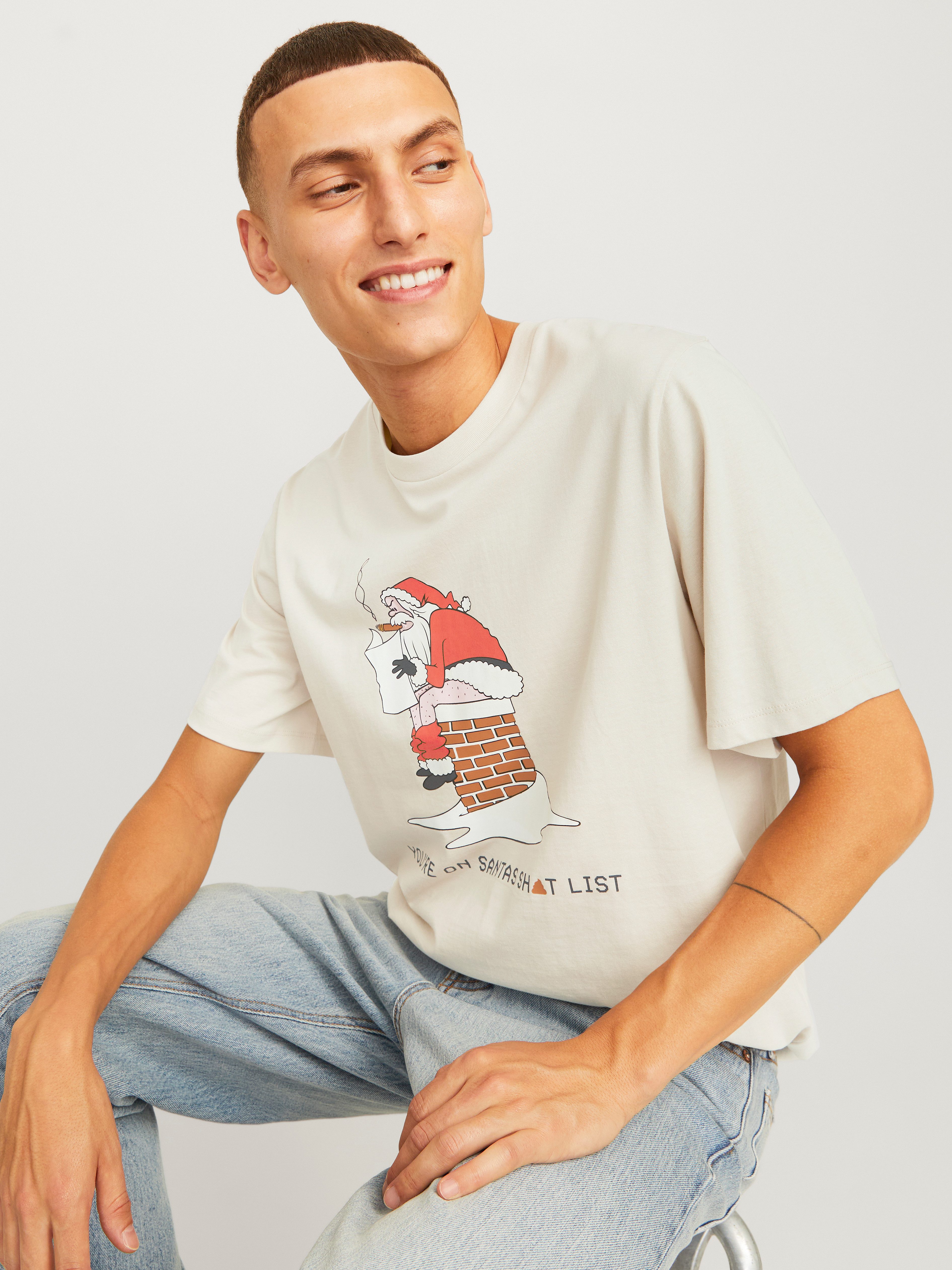 Jack & Jones Rundhalsshirt JJXMAS FUNNY günstig online kaufen