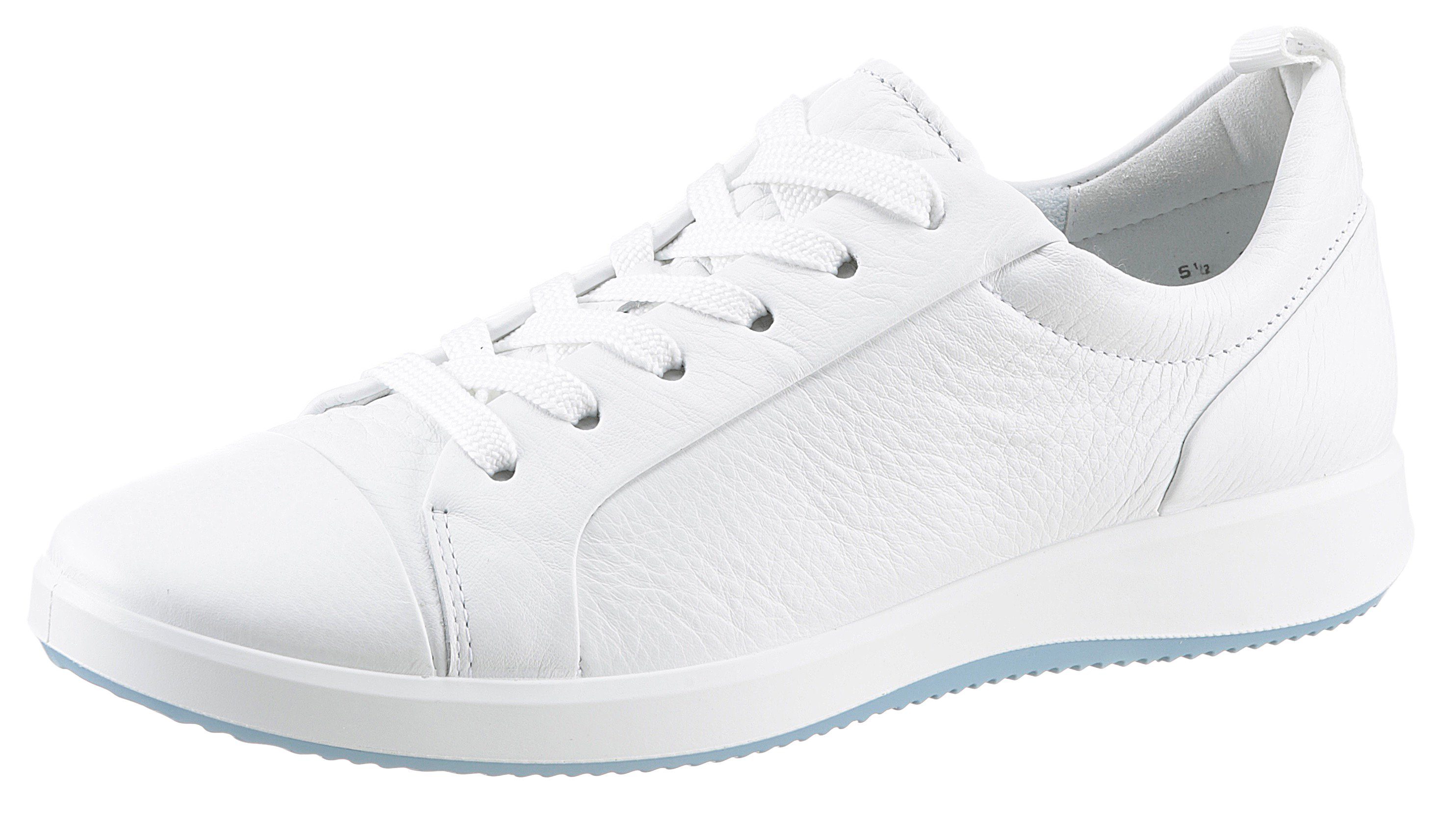 Ara ROMA Sneaker mit High Soft Fußbett, G-Weite weiß