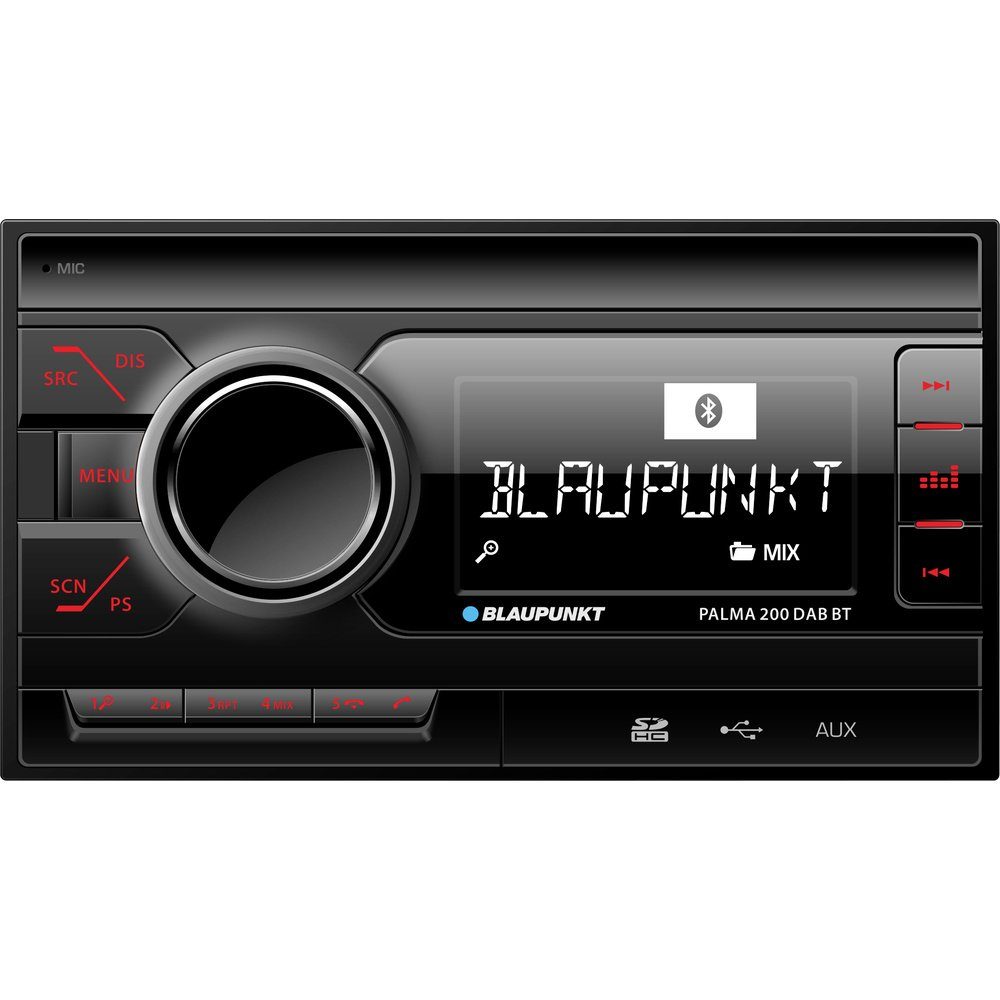 Blaupunkt Blaupunkt Palma 200 DAB BT Doppel-DIN Autoradio Bluetooth®-Freispreche Autoradio
