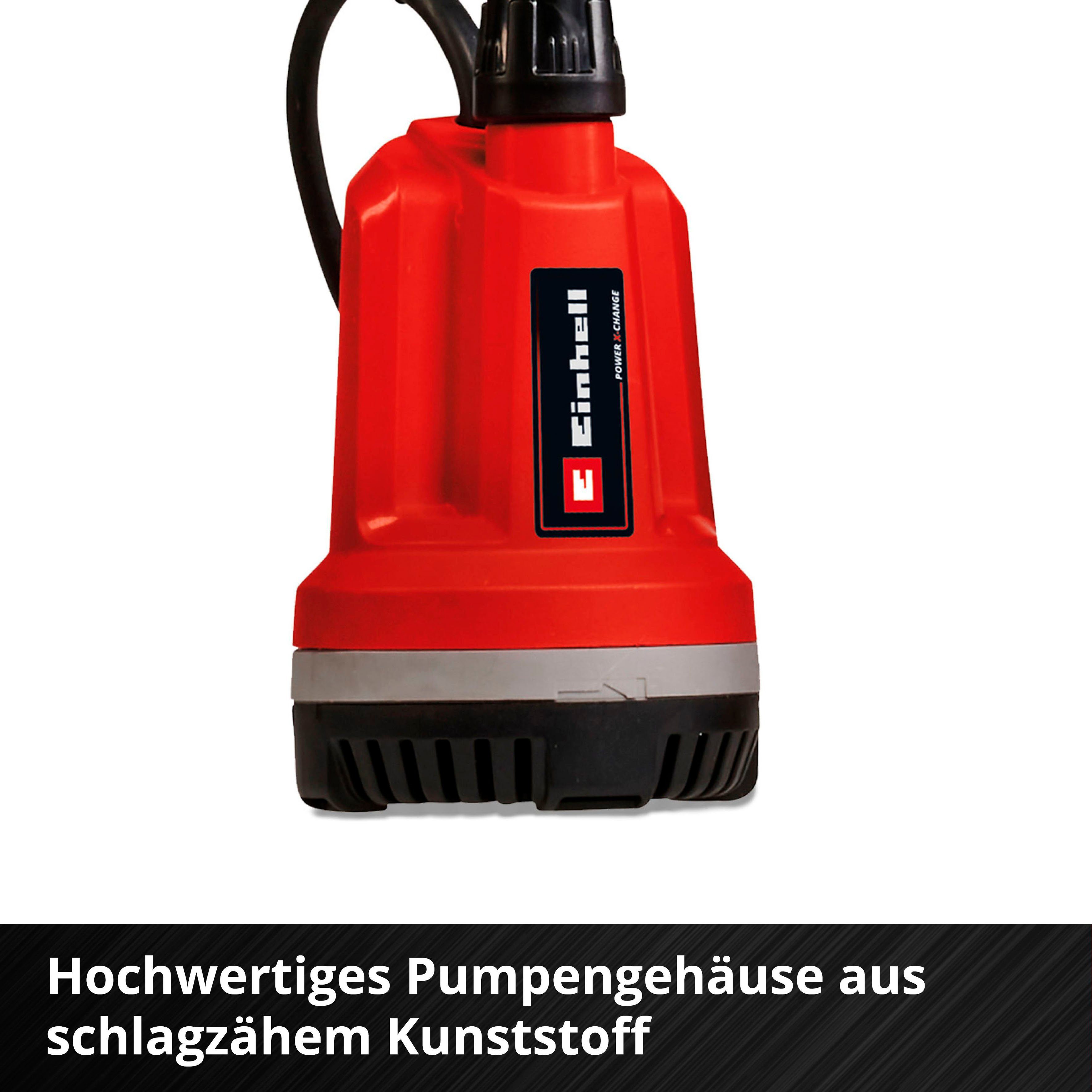Einhell Klarwasserpumpe GE-PP 18 RB Li-Solo, 3000 l/h max. Fördermenge, ohne Akku