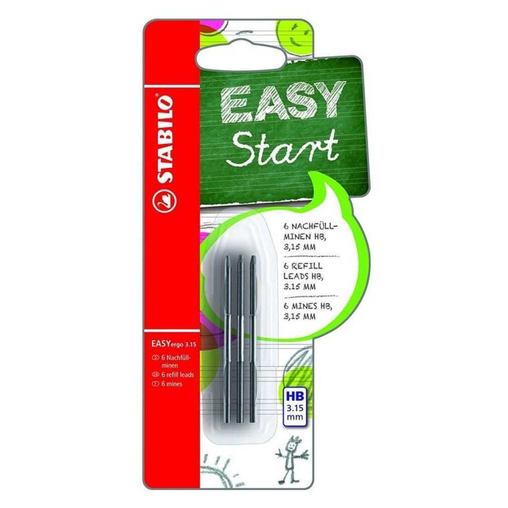 STABILO Ersatzmine EASYergo Bleistiftminen 3,15 mm