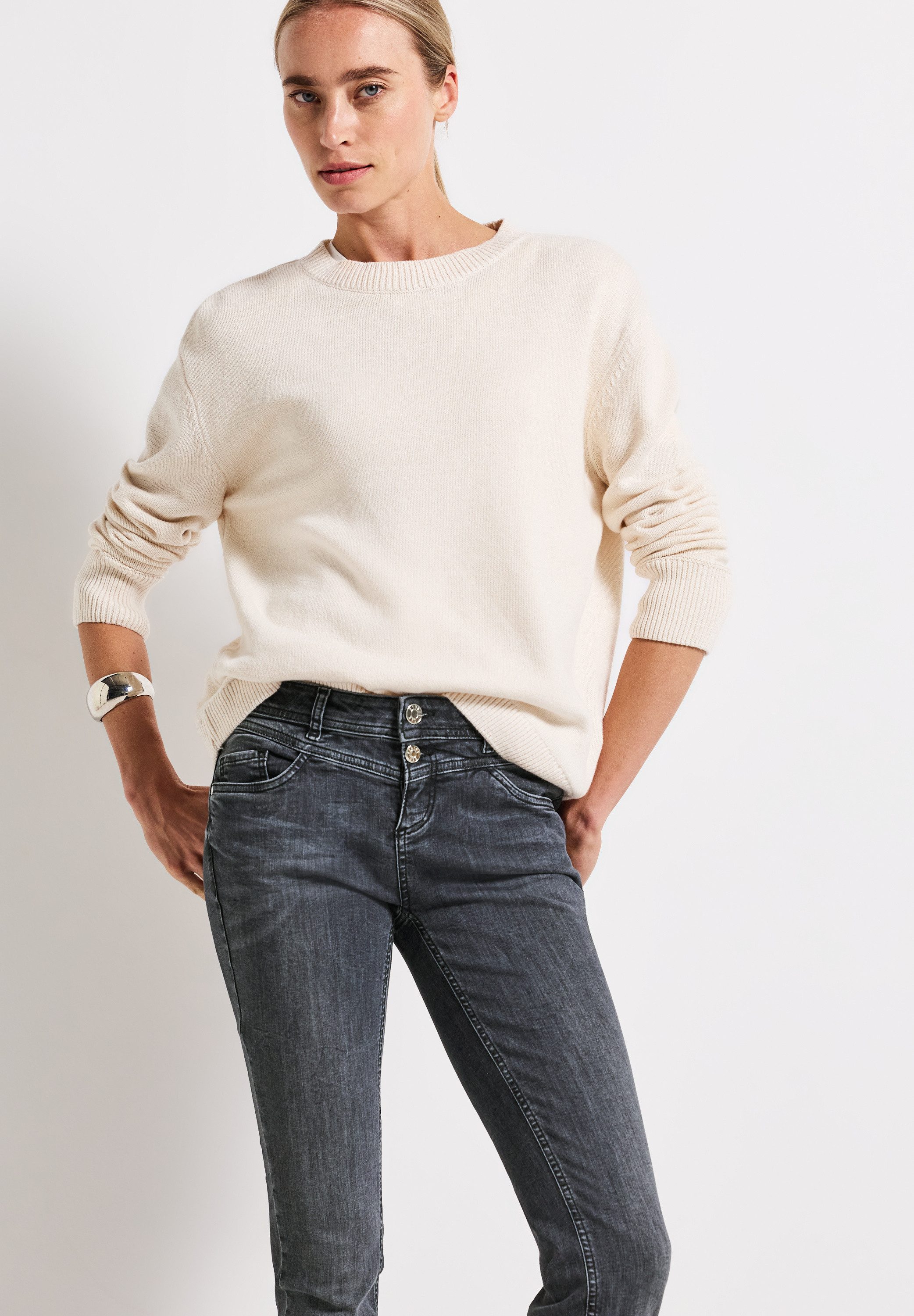 STREET ONE Regular-fit-Jeans Style Jane im Five-Pocket Style
