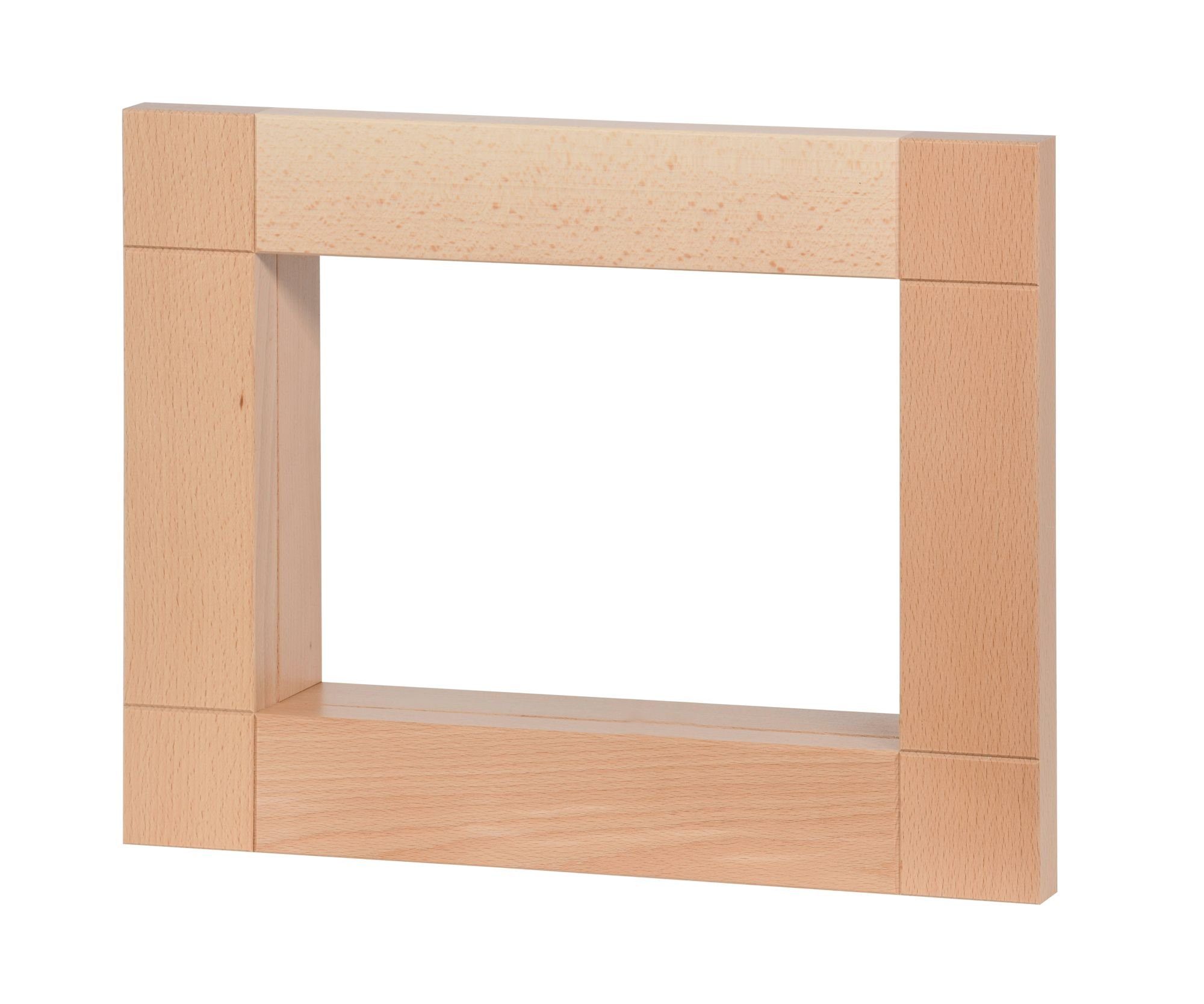 KWO Kunstgewerbe Werkstätten Räuchermännchen Dekoration Deko-Rahmen Natur BxHxT 42x33x8cm NEU