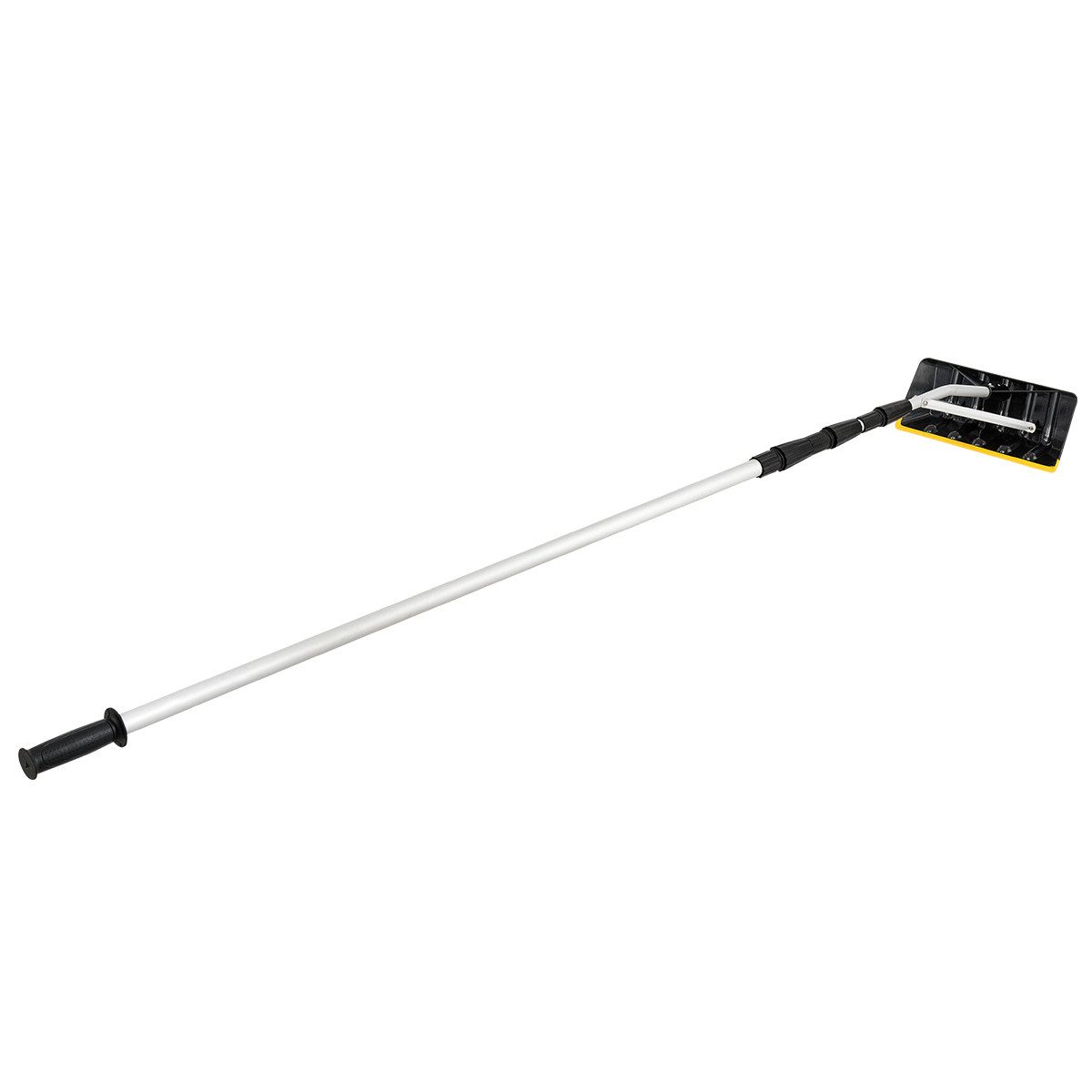 COSTWAY Schneeschieber, Einstellbereich 201-630 cm, Alu