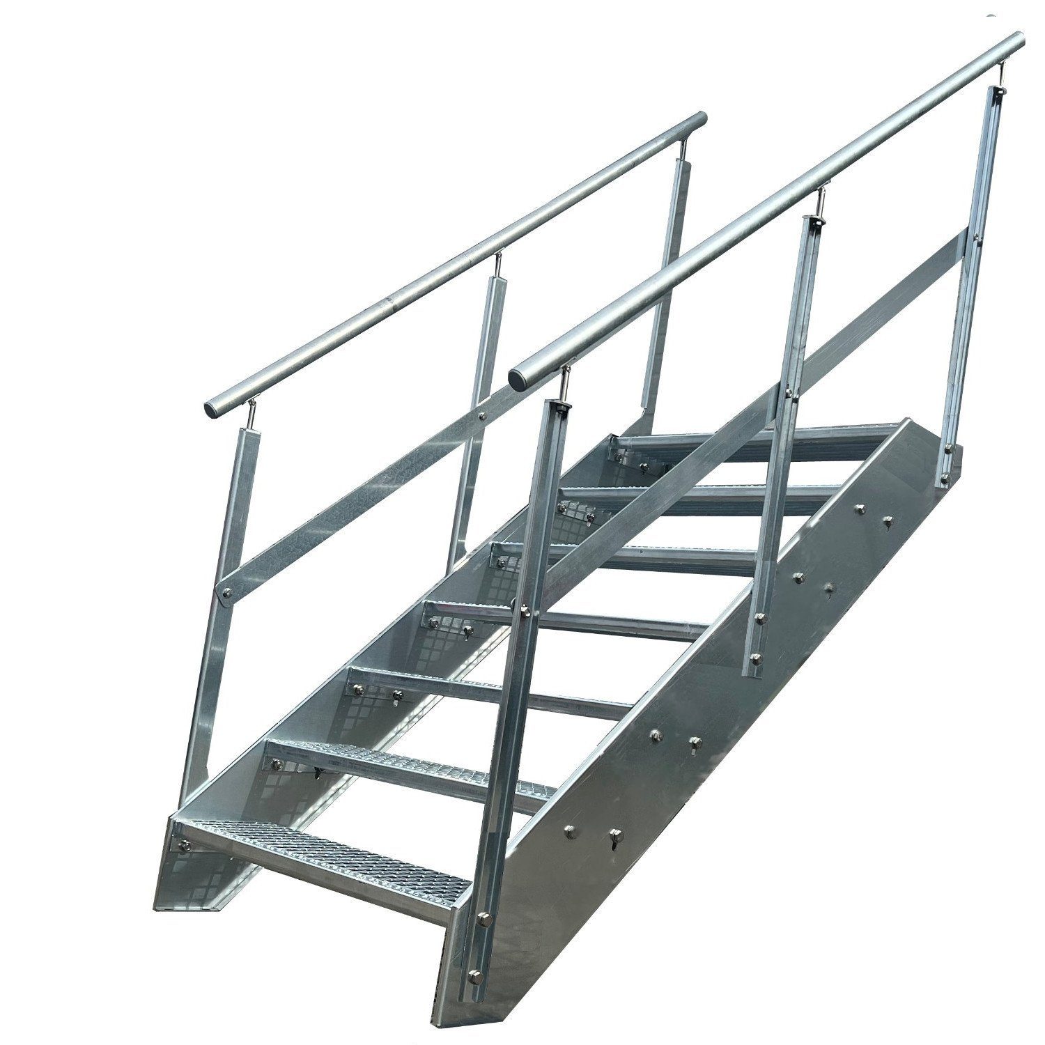 Kaminbau Mierzwa Außentreppe Premium Treppe Verzinkt günstig online kaufen