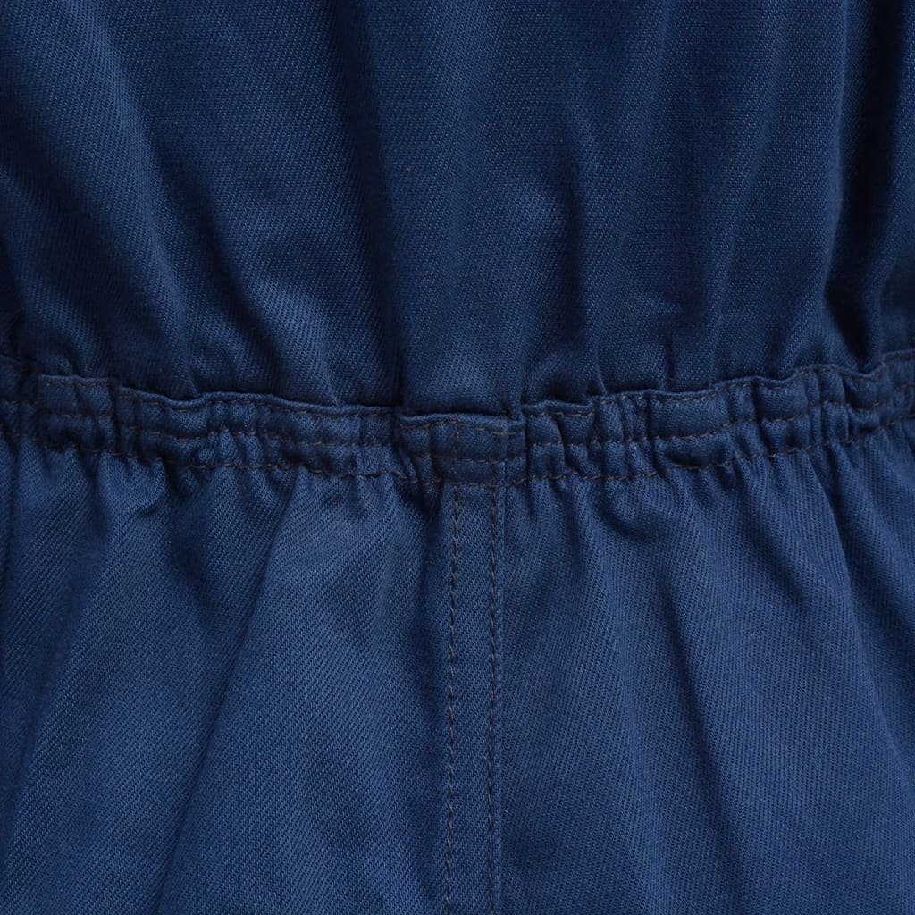 vidaXL Arbeitslatzhose Kinder Arbeitsoverall Größe 110/116 Blau (1-tlg)