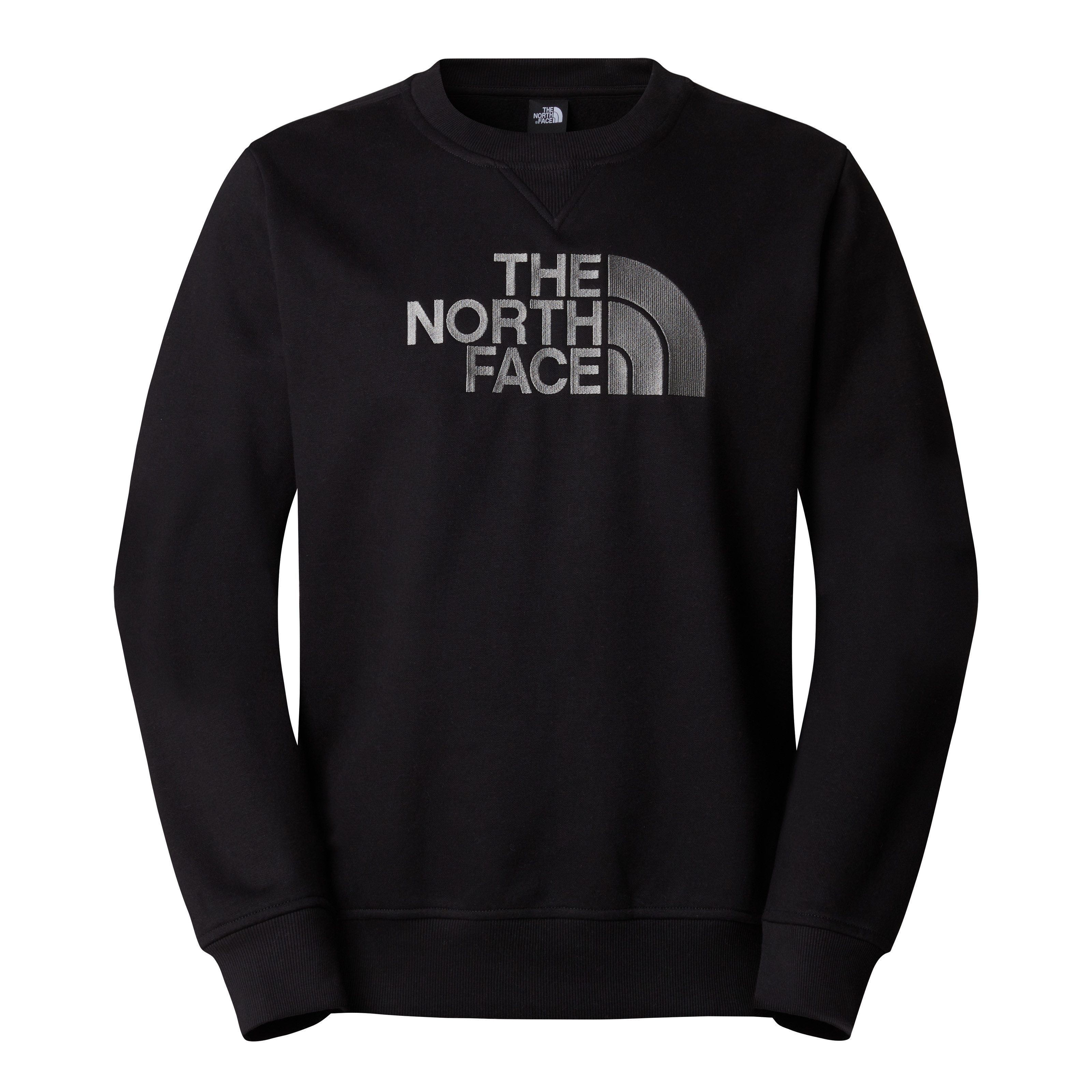 The North Face Kapuzensweatshirt M DREW PEAK REGULAR CREW sportlicher Stil, aus Baumwolle und Polyester