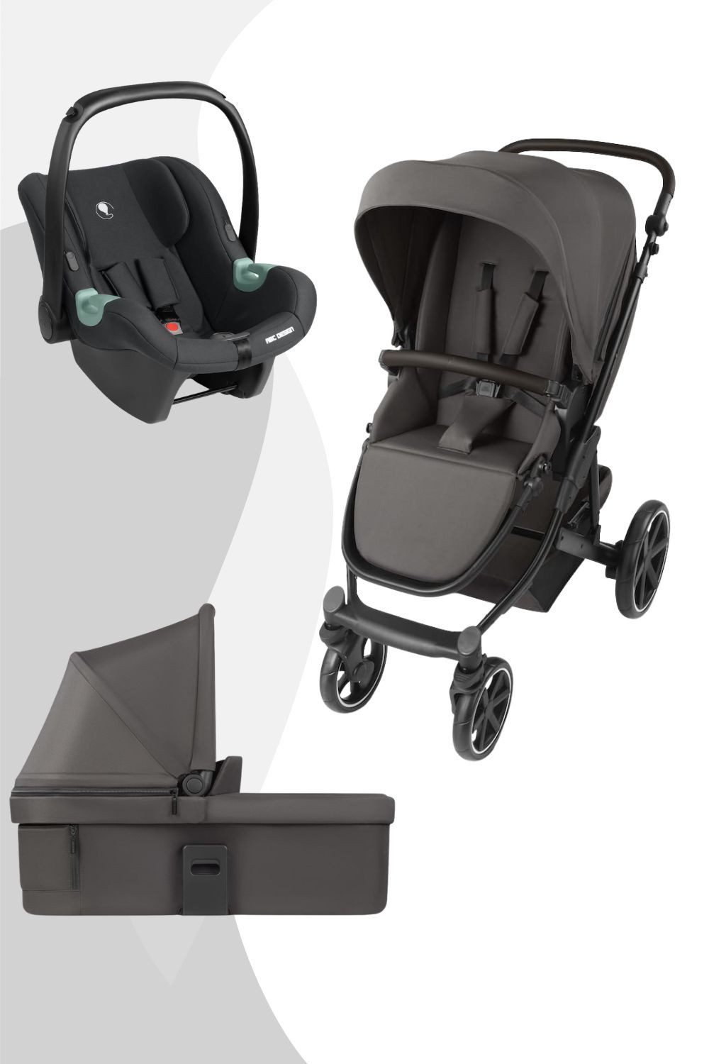 ABC Design Kombi-Kinderwagen Sierra All in One Kinderwagen Set inkl. Tulip Babyschale