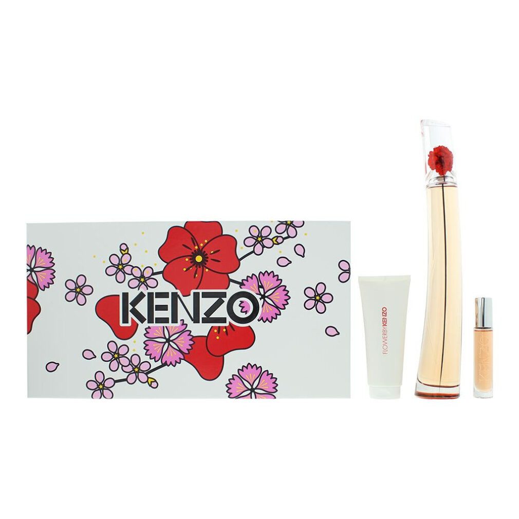 KENZO Duft-Set Flower by L'Absolue Gift Set 100ml EDP + 10ml EDP + 75ml Body Lotion