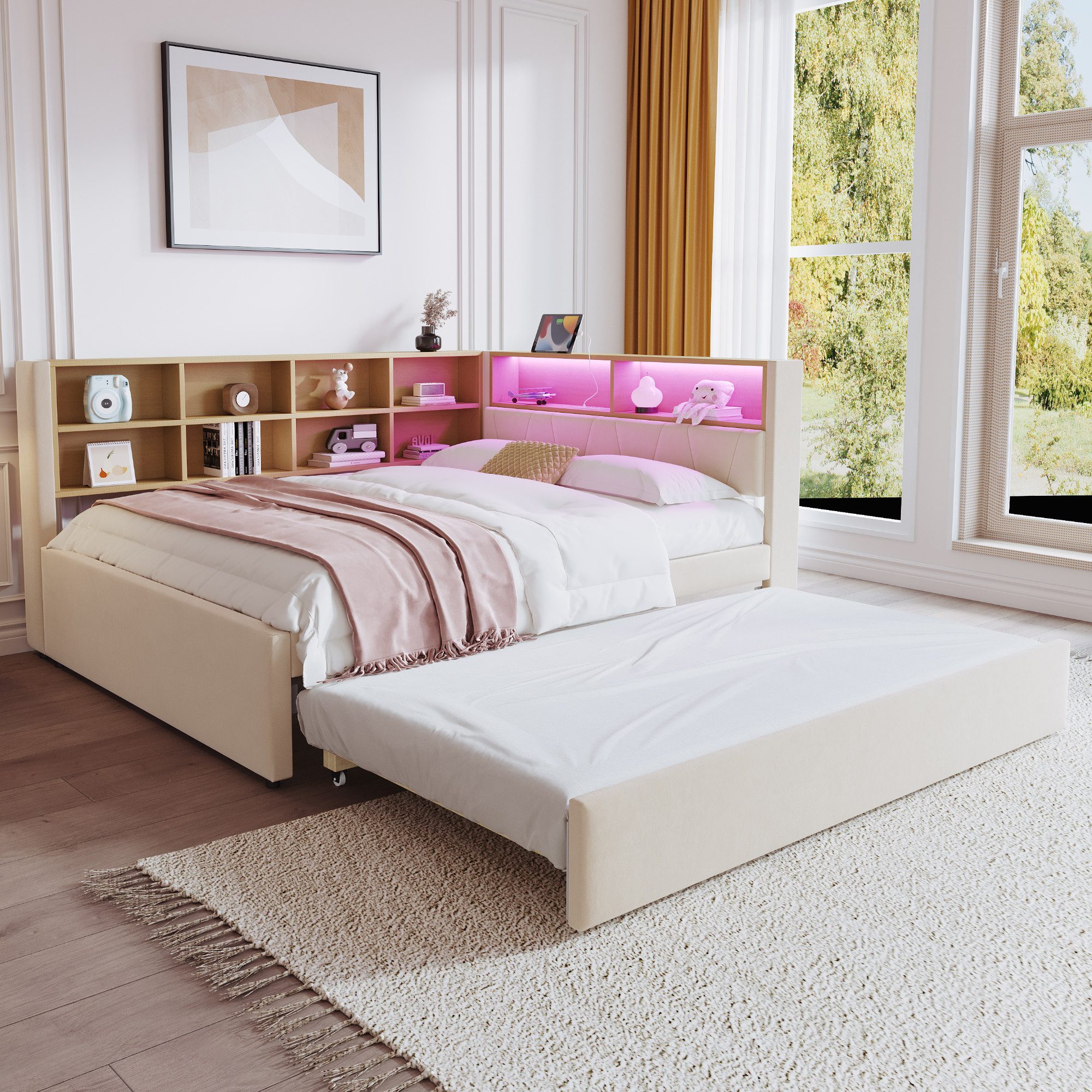 Flieks Daybett, Kinderbett Schlafsofa 140x200cm mit günstig online kaufen