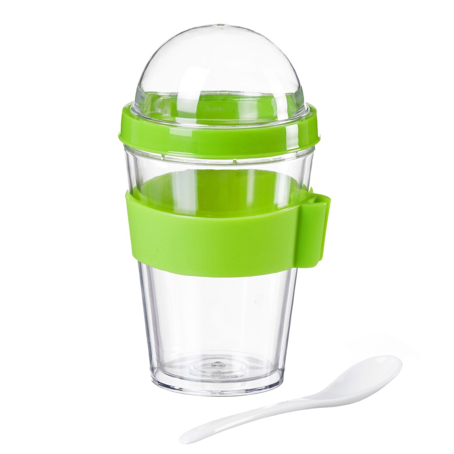 Goods+Gadgets Becher GOODS+GADGETS Müsli To Go Behälter - Doppelwandiger Joghurtbecher, Müslibecher Müslischale