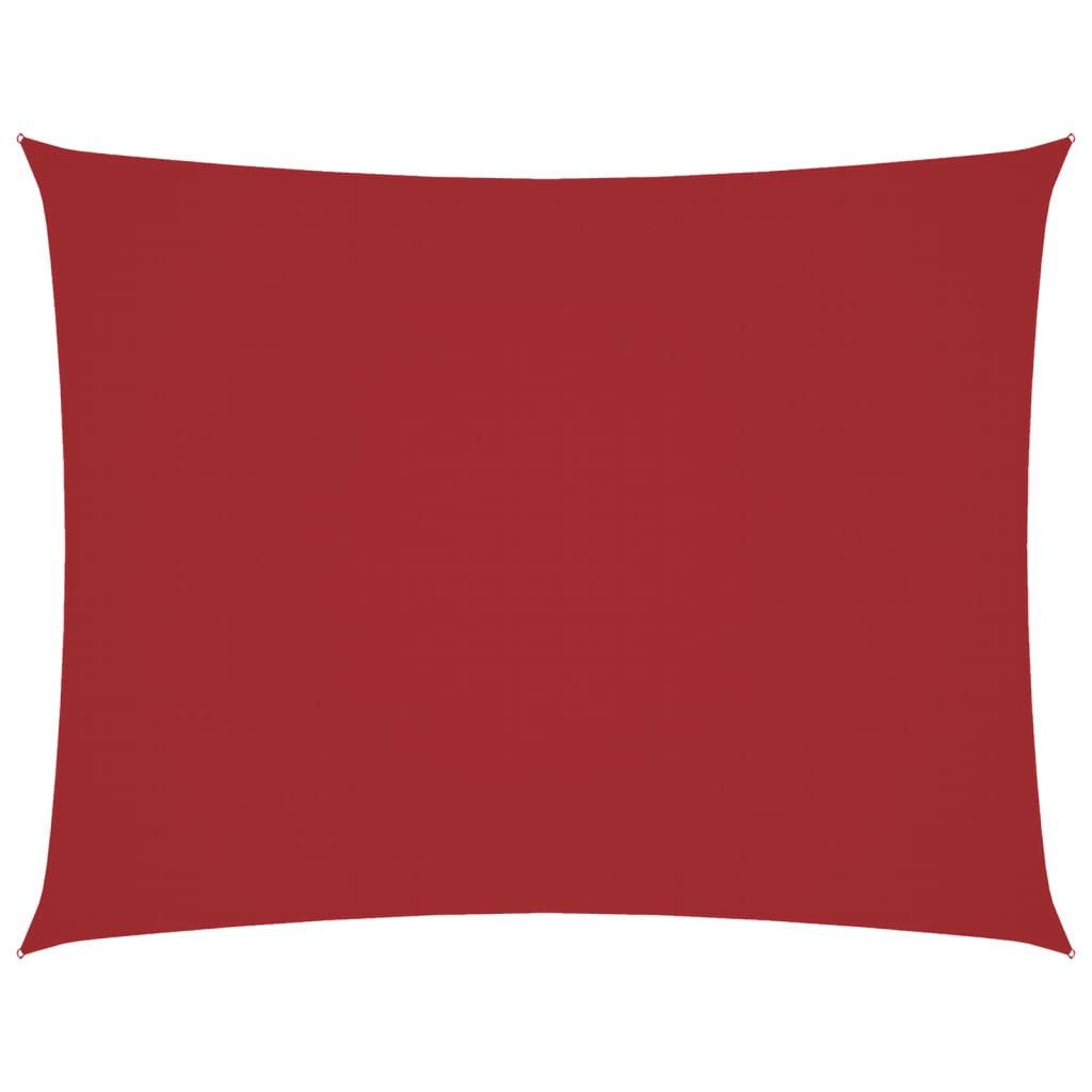 Sonnensegel Sonnensegel Oxford-Gewebe Rechteckig 2,5x4 m Rot
