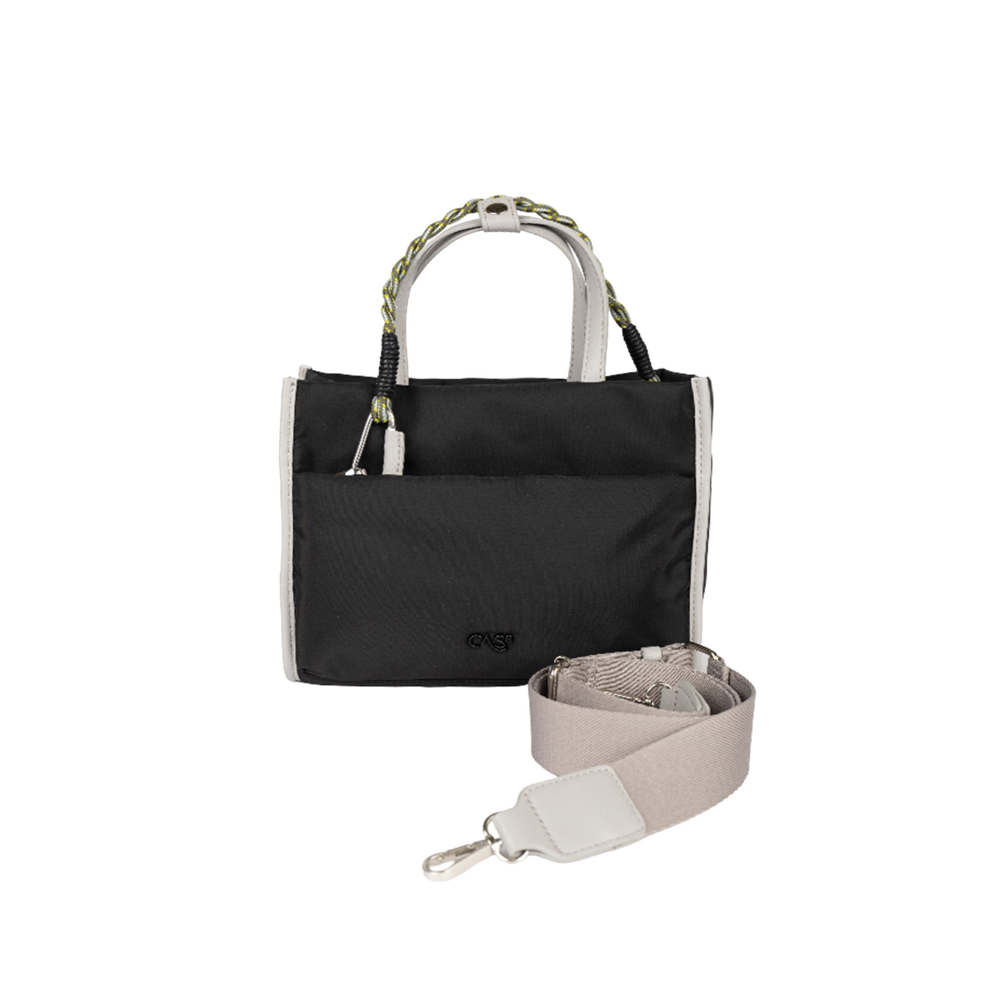 Cas8 Handtasche Nele 35350 von Cas8 - kompakt, modisch und funktional, Innenfutter in modischer Kontrastfarbe