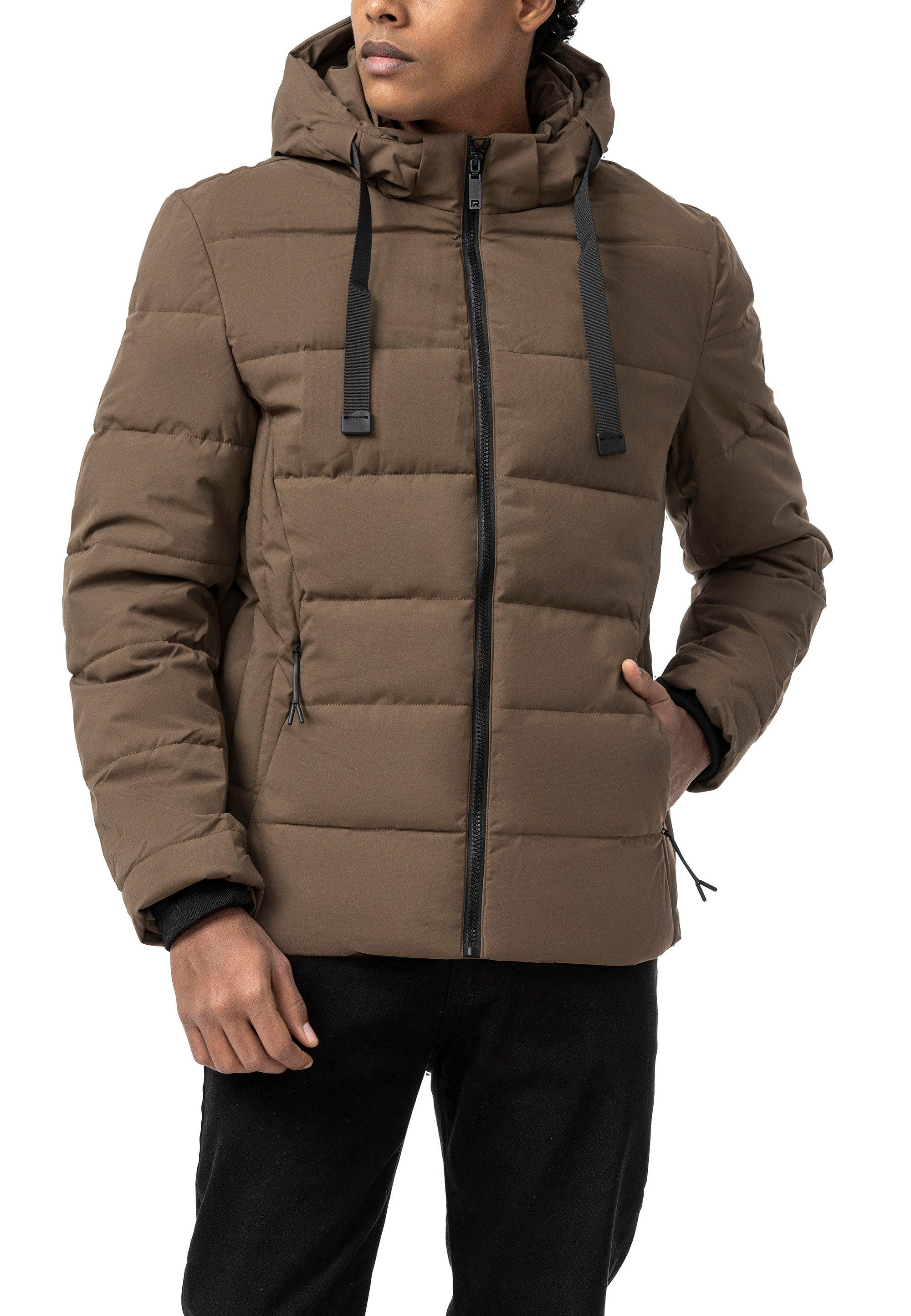 RedBridge Winterjacke mit abnehmbarer Kapuze - Warm, funktional und modisch Fällt groß aus, bitte eine Größe größer bestellen