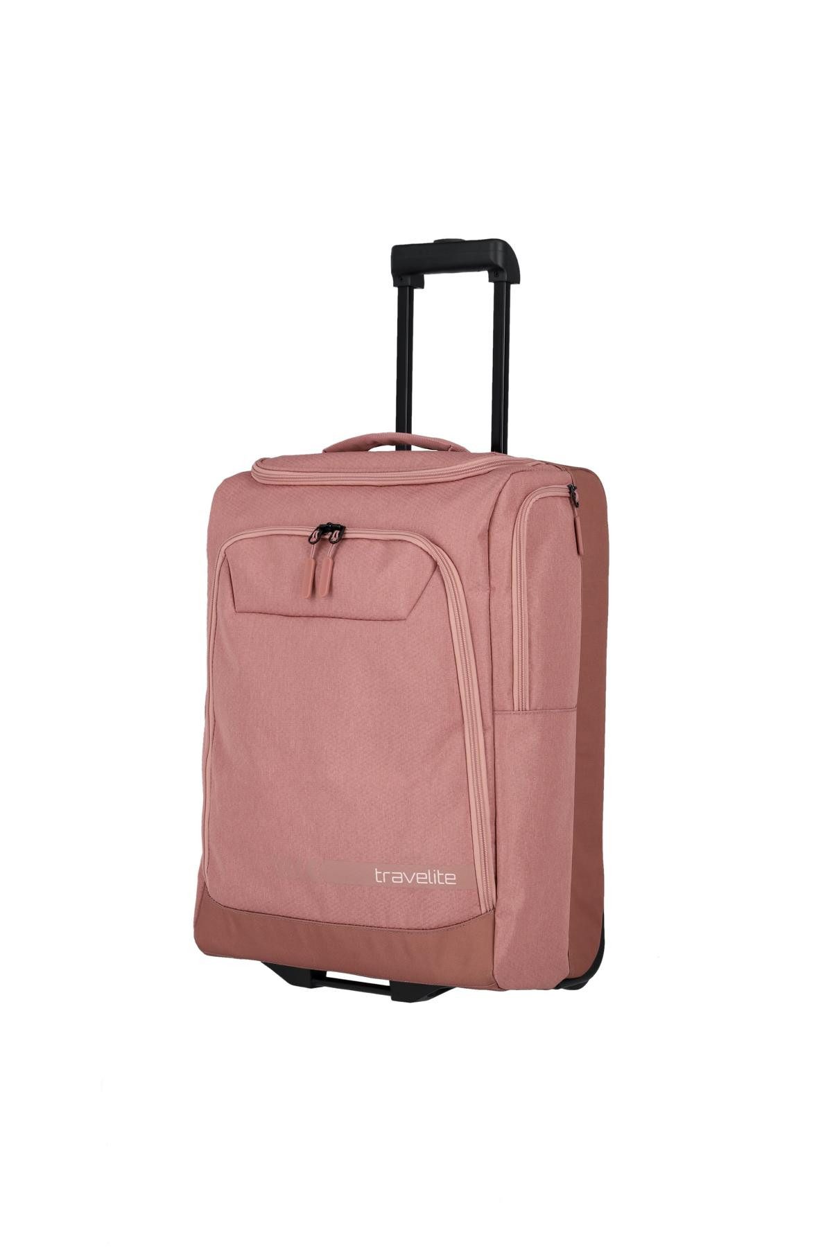 travelite Reisetasche Travelite KICK OFF Rollenreisetasche S, Rosé