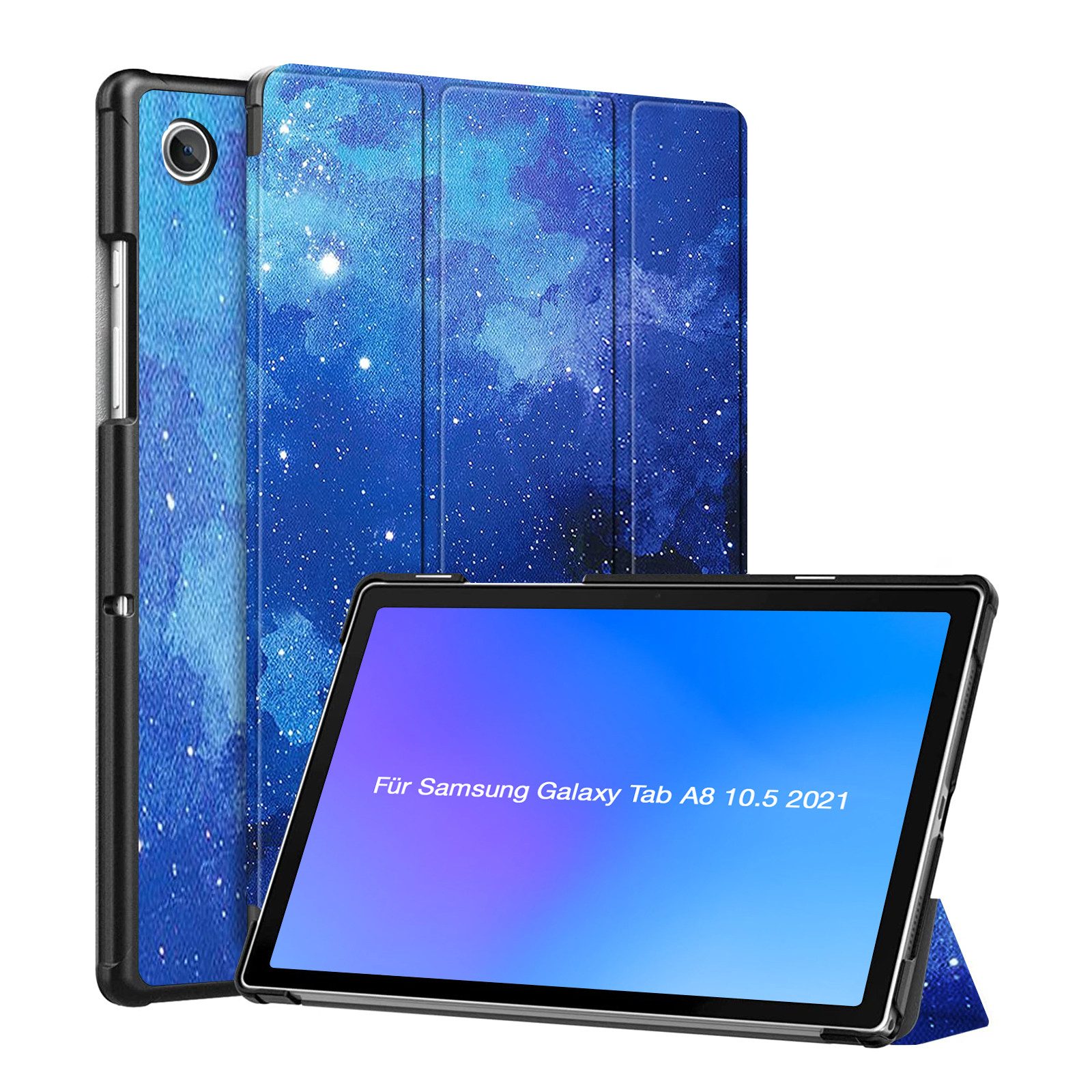 Tec-Expert Tablet-Hülle Tablet Cover Hülle für Samsung Galaxy Tab A8 10,5 Zoll 2021 10.5 Zoll, 10.5, Schutzhülle Klapphülle Tasche Case