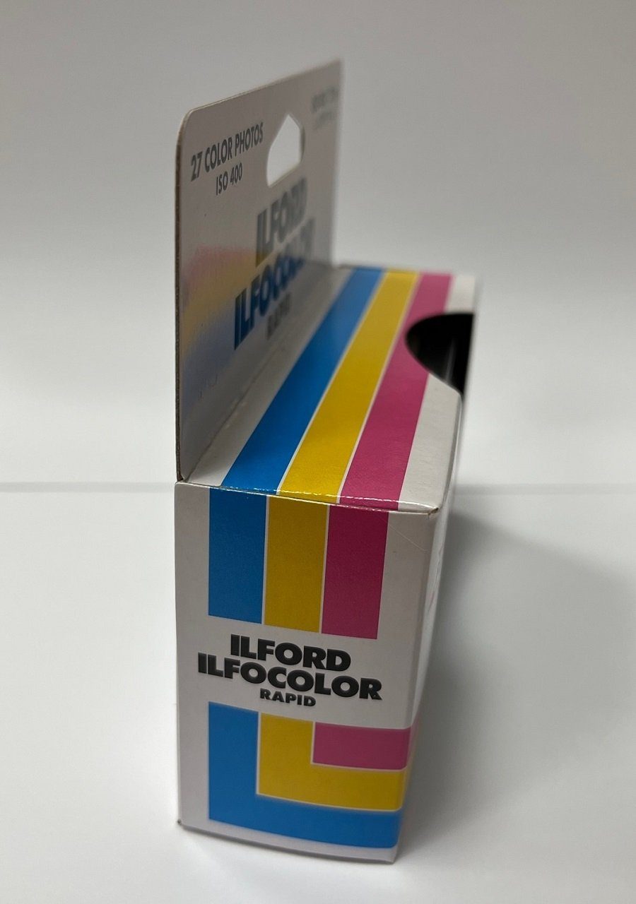 Einwegkamera 400/27 Rapid Ilford Ilford Ilfocolor 1x weiß Einwegkamera