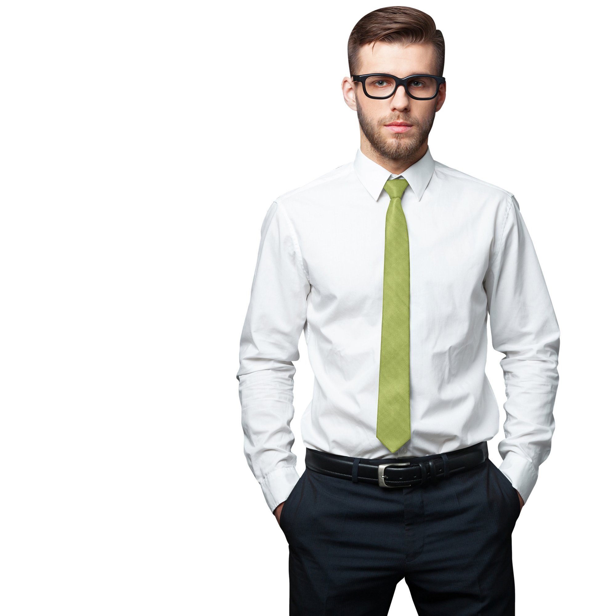 GASSANI Krawatte Schmale Männer Slim-Fit Gestreifte Uni Rips Rippen Herren-Krawatte (set, 1-St., Feine Streifen, Business-Krawatte, mit Geschenkverpackung) Männer-Schlips In Geschenk-Box Dose Blech-Spardose, Seide-Touch