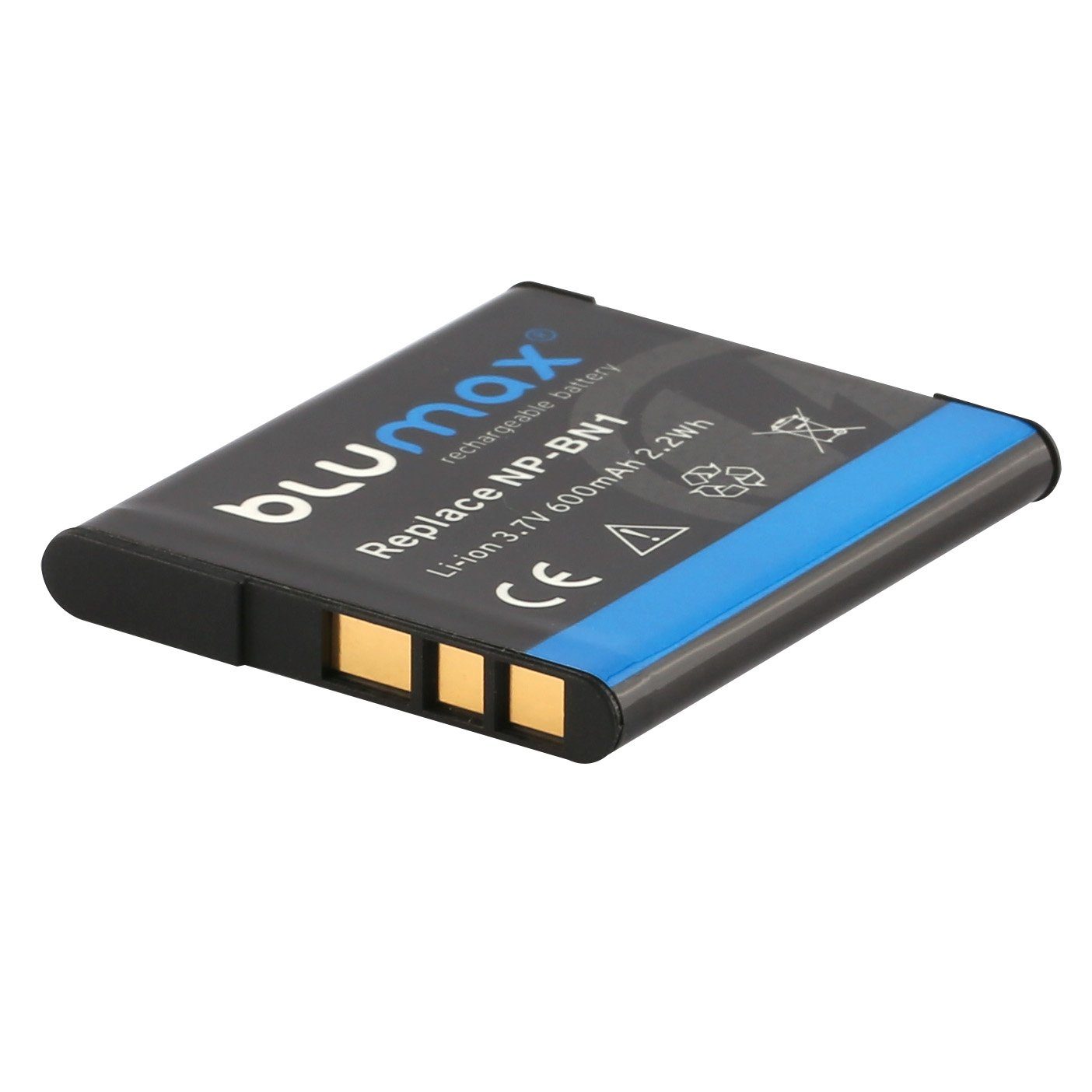 Blumax Akku passend für NP-BN1 Sony Kamera-Akku 600 mAh (3,6V)