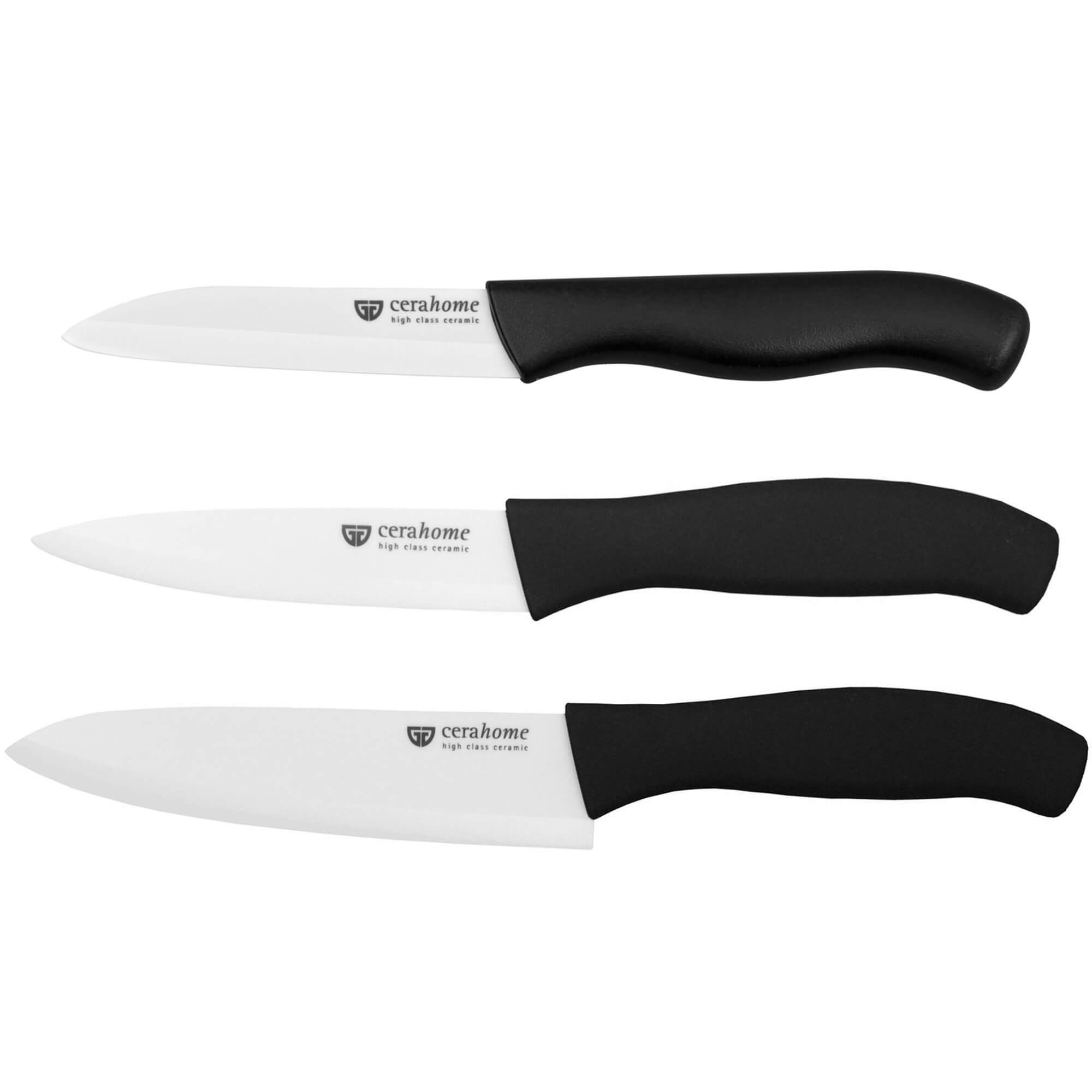 Allzweckmesser GRÄWE Keramik-Messerset 3-teilig