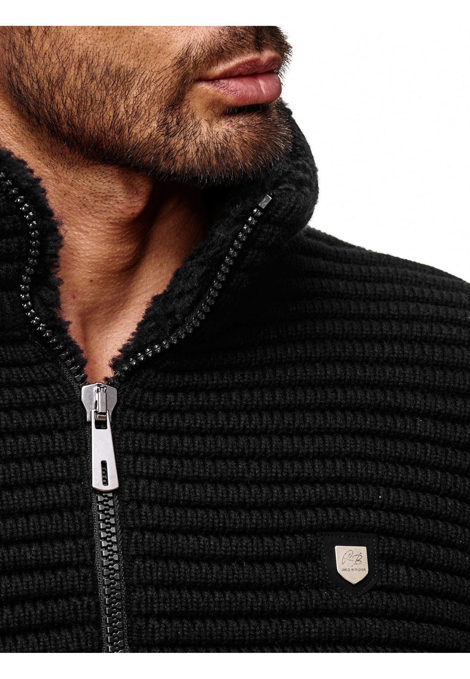 RedBridge Strickjacke Wichita mit Teddyfell