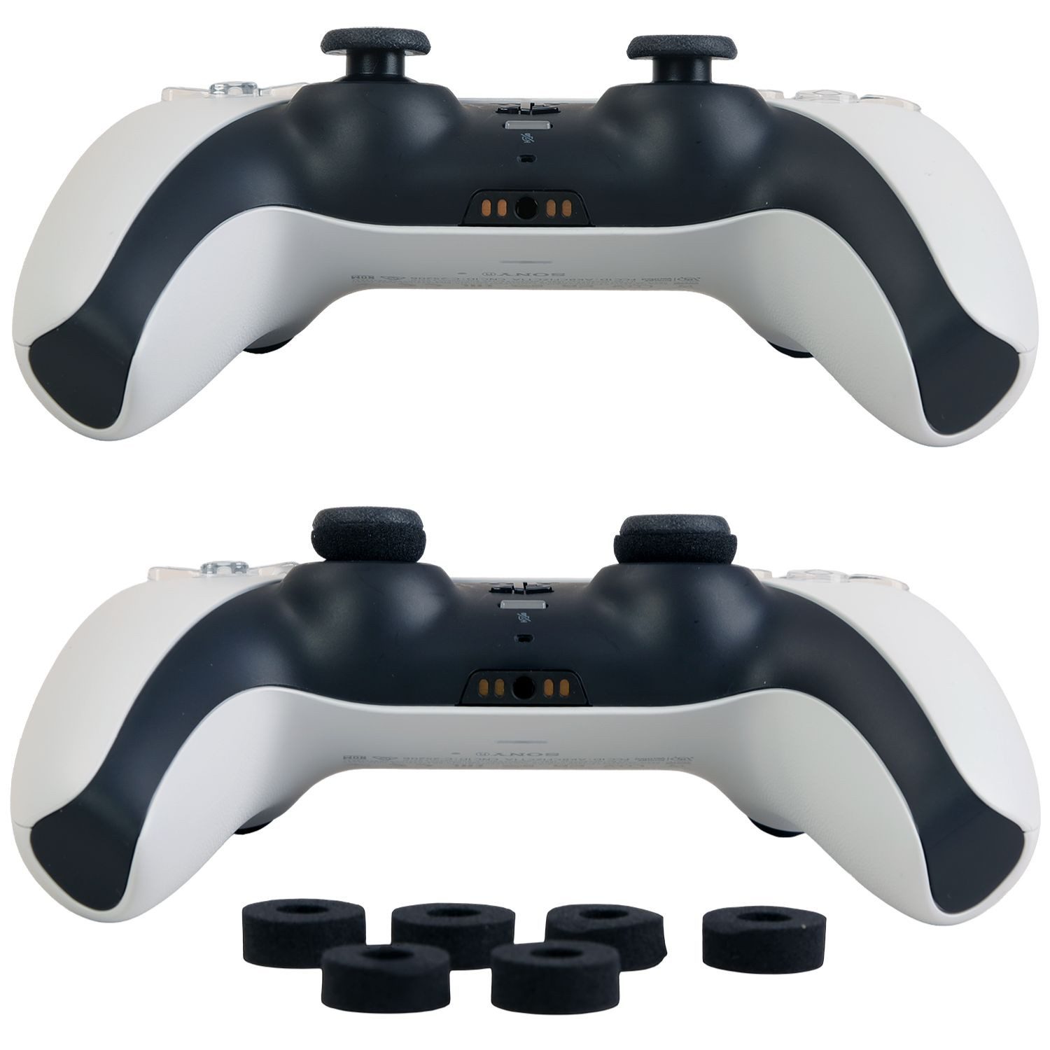 Speedlink 8 SHOXX Game Controller Enhancer Stoß-Dämpfer PlayStation 5-Controller (Set, 8 St., Thumb-Stick Ringe für Sony PS4 DualShock PS5 DualSense Controller)