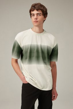 Next T-Shirt Elegantes T-Shirt mit Farbblock-Design (1-tlg)