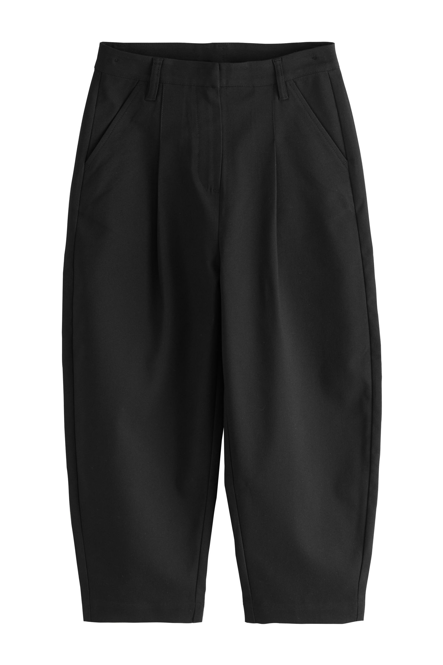 Stoffhose Kürzere Hose mit Barrel-Beinschnitt, Schulhose