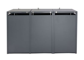 MCW Mülltonnenbox MCW-J81-3 (3 St), Für drei Mülltonnen mit 80 bis 240 Liter Fassungsvermögenerweiterbar