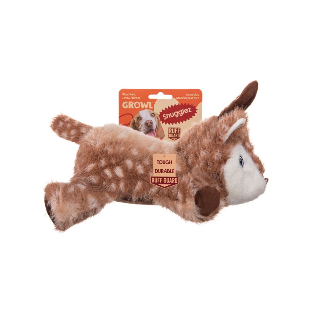 THE GROW Tierquietschie Growl Snugglez Daisy das Reh