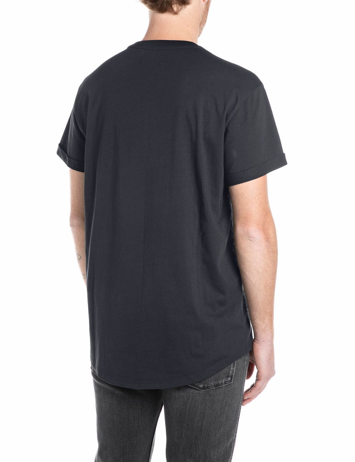Replay Herren Rundhals T-Shirt BASIC JERSEY 30/1 Regular Fit günstig online kaufen