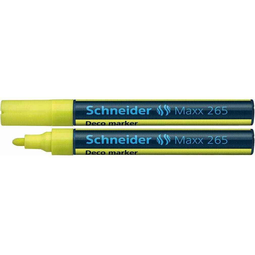 Schneider Permanentmarker Marker Deco-Marker 265 2-3mm gelb