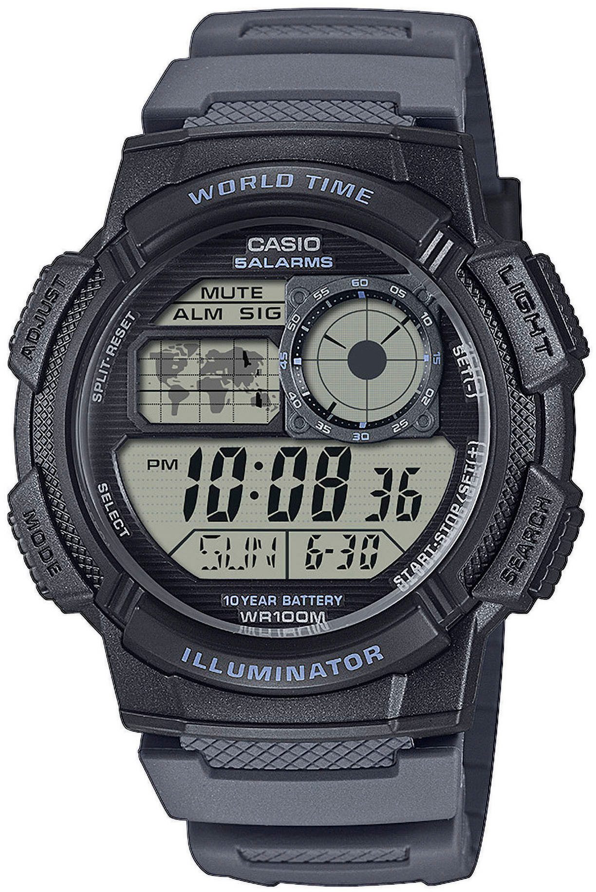 CASIO TIMELESS COLLECTION Chronograph AE-1000W-1AVEF AE-1000W-8AVEF, Quarzu günstig online kaufen