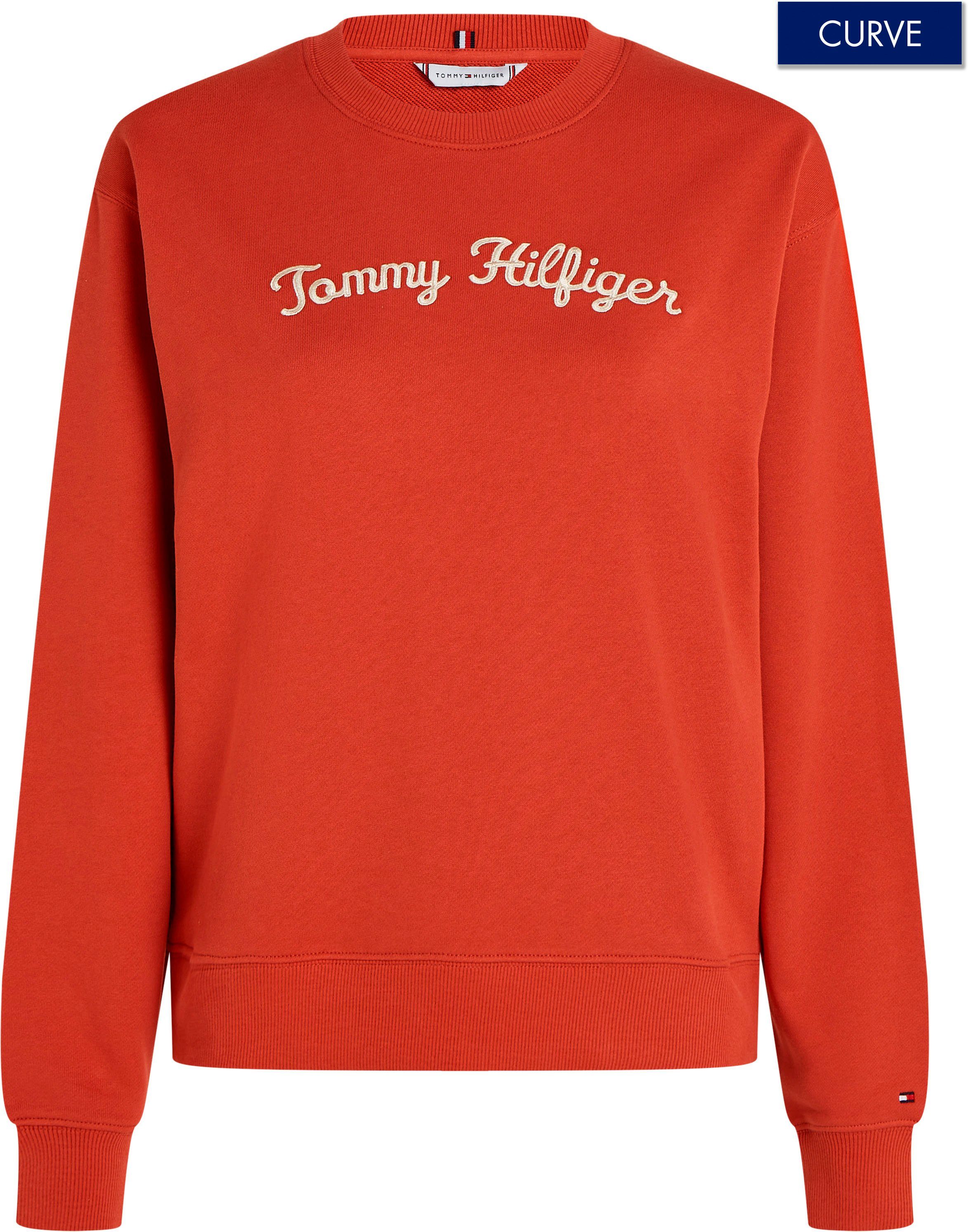 Tommy Hilfiger Curve Sweatshirt CRV MDRN REG SCRIPT SWEATSHIRT Große Größen