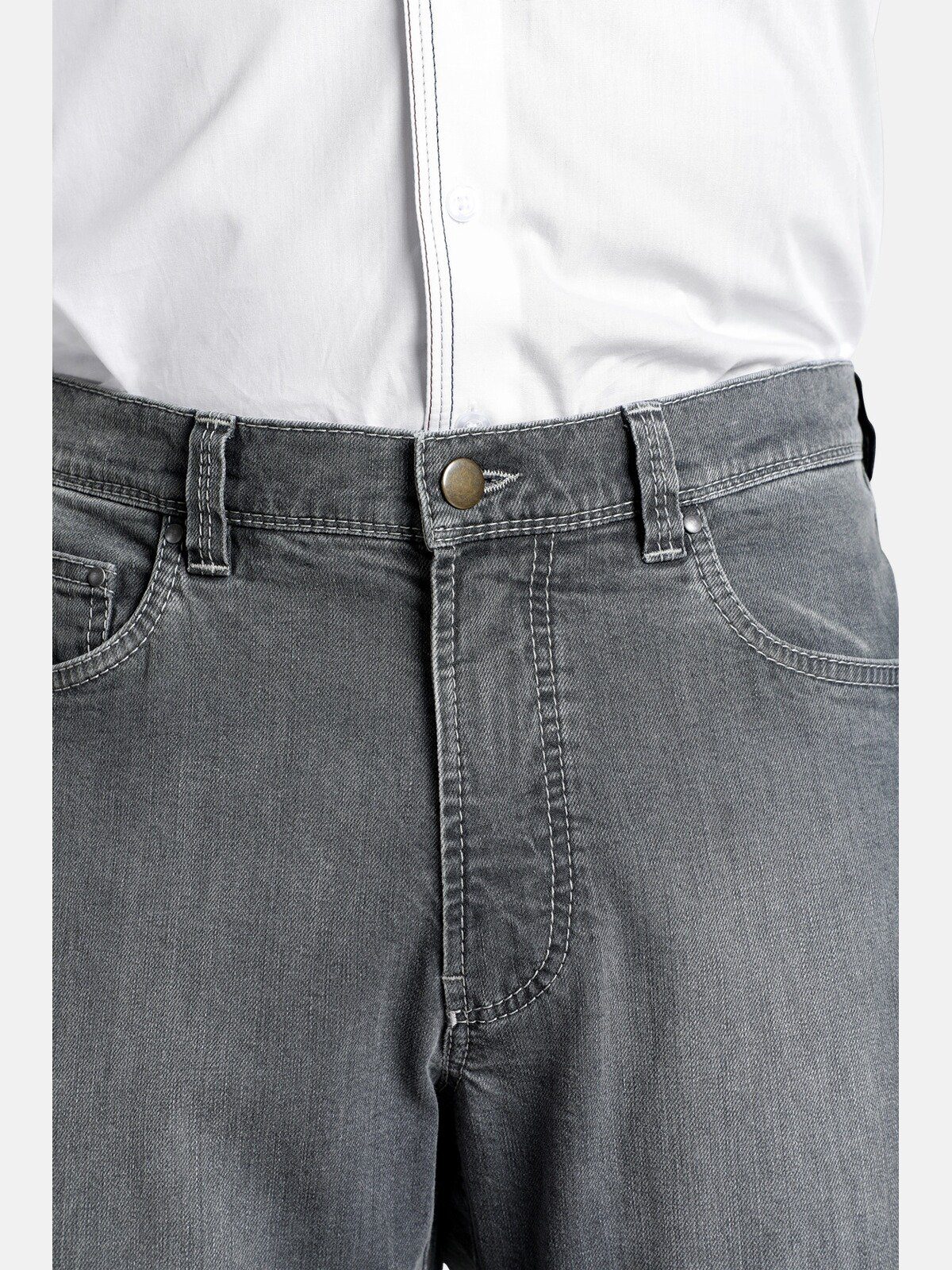 Herren Jeans Charles Colby 5-Pocket-Jeans ACCOLON mit dezentem Used-Effekt