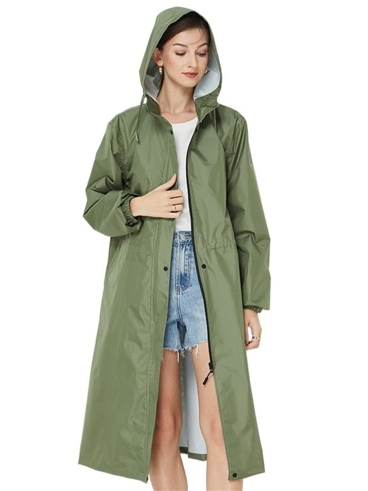 RWEUOQ Regenmantel Regenmantel Damen Wasserdicht Leicht günstig online kaufen
