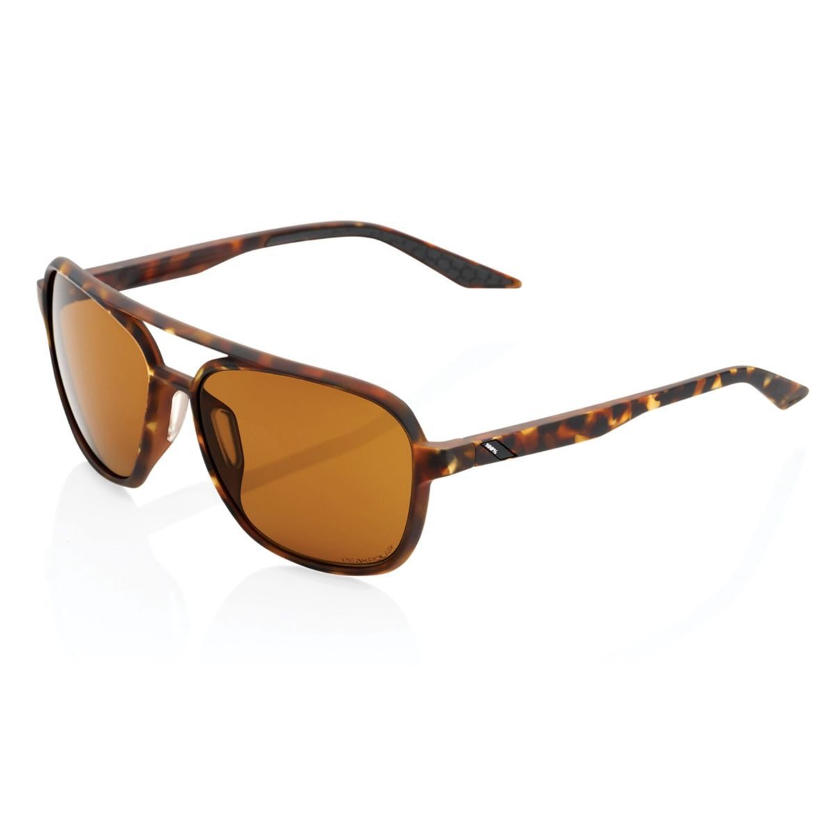 100% Sportbrille 100percent Kasia - Peakpolar Lens Soft Tact Havana
