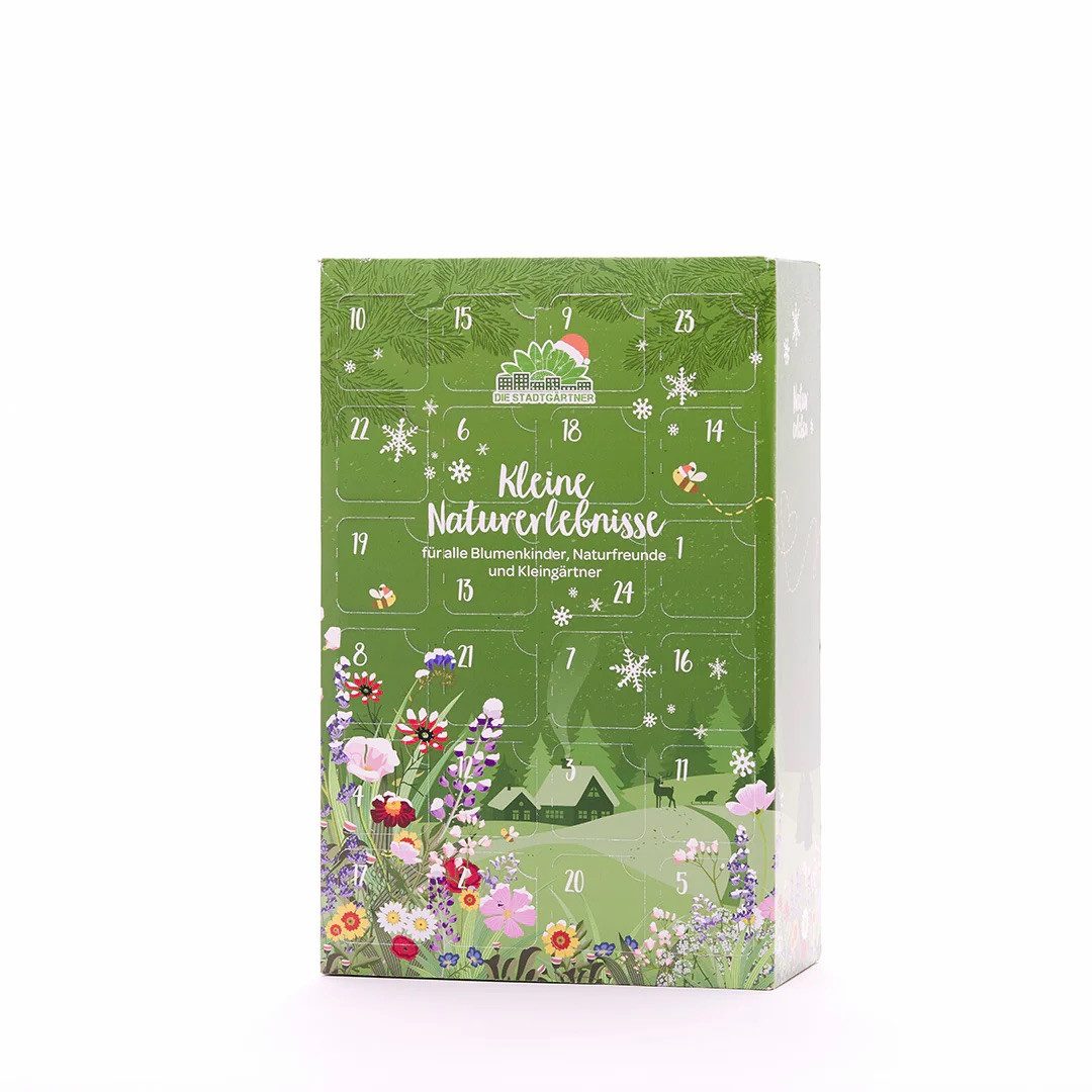 Die Stadtgärtner Adventskalender Naturerlebnis Adventskalender 2025, Nachhaltiger Weihnachtskalender