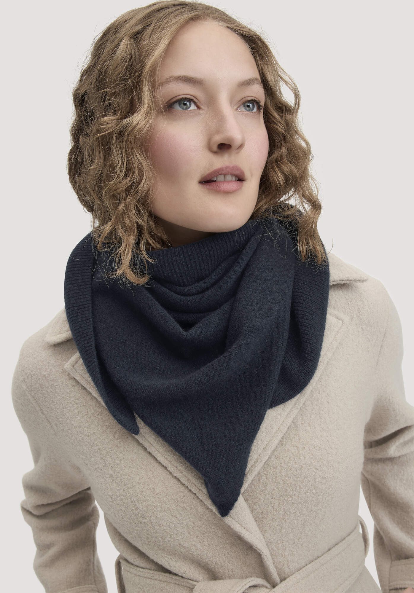Hessnatur Schal BetterRecycling aus reinem Kaschmir, günstig online kaufen
