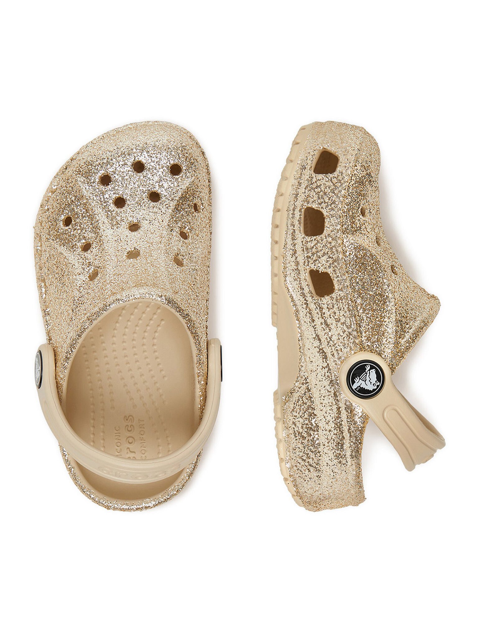 Crocs Crocs Mädchen Flip-Flops Crocs-C-BAYA CLOG T 207014-11S Olive Olive Badepantolette