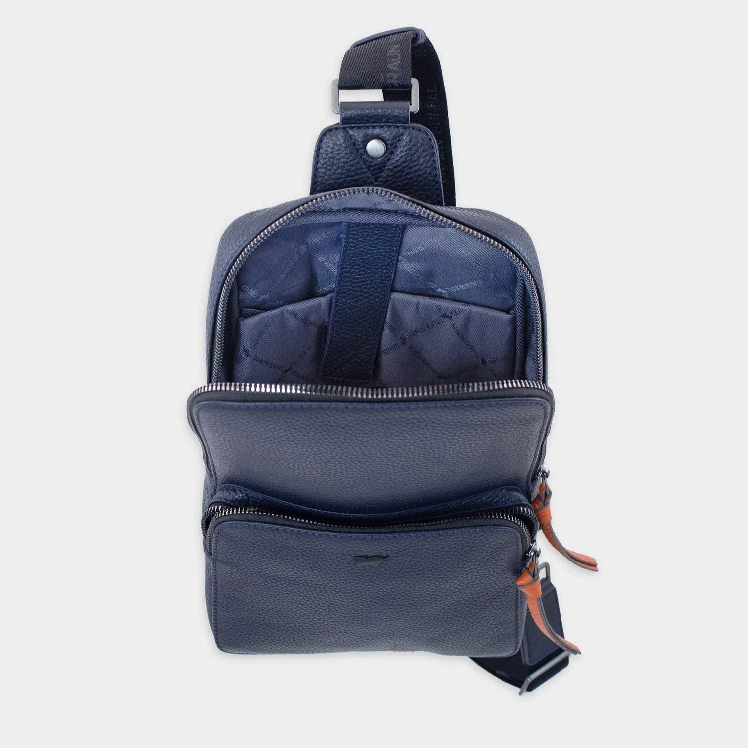 Braun Büffel Umhängetasche NOVARA Sling Bag blau