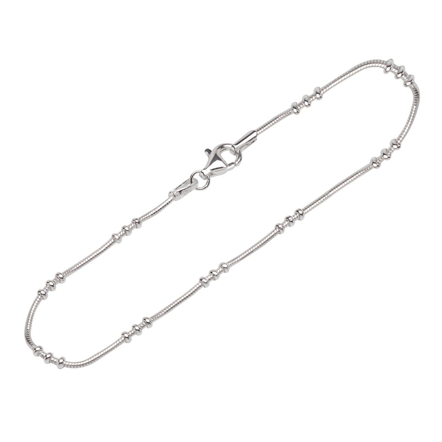 in Schlangenkette Armband 19cm Silberarmband NKlaus 925 Stück), Made Germany Silber di (1 Sterling