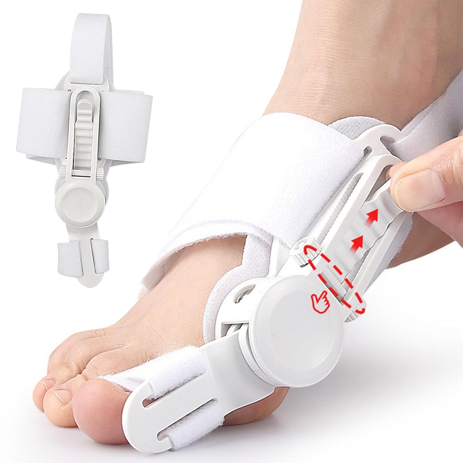 COOL-i ® Hallux-Bandage Cool-i® Großzehen & Fußspangen-System mit Drehverstellung, links/rechts tragbar, individuell einstellbar